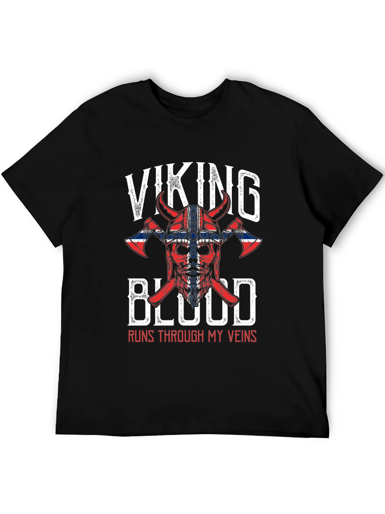 Viking Blood T-Shirt - Runs Through My Veins