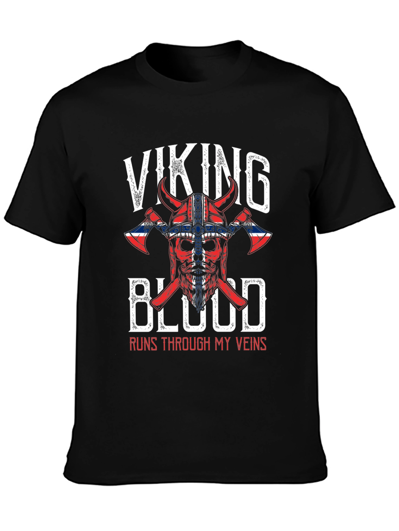 Viking Blood T-Shirt - Runs Through My Veins