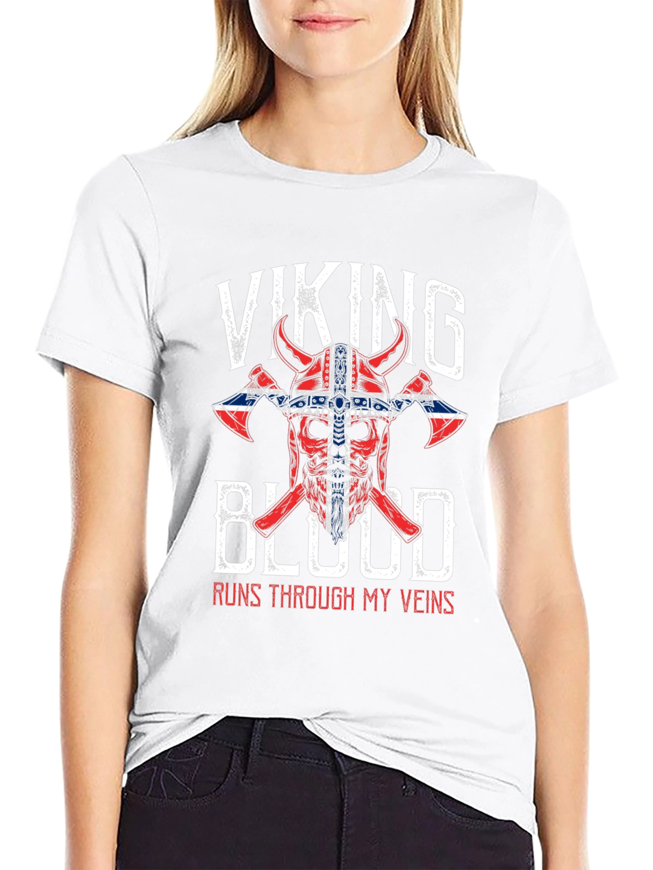 Viking Blood T-Shirt - Runs Through My Veins