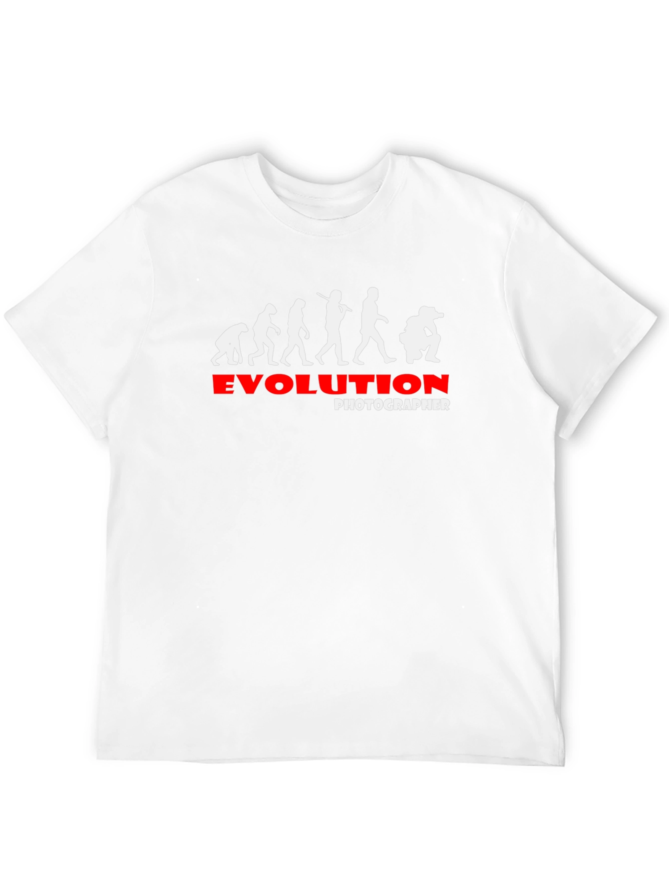 Evolution Photographer T-Shirt - Funny Photography Tee
