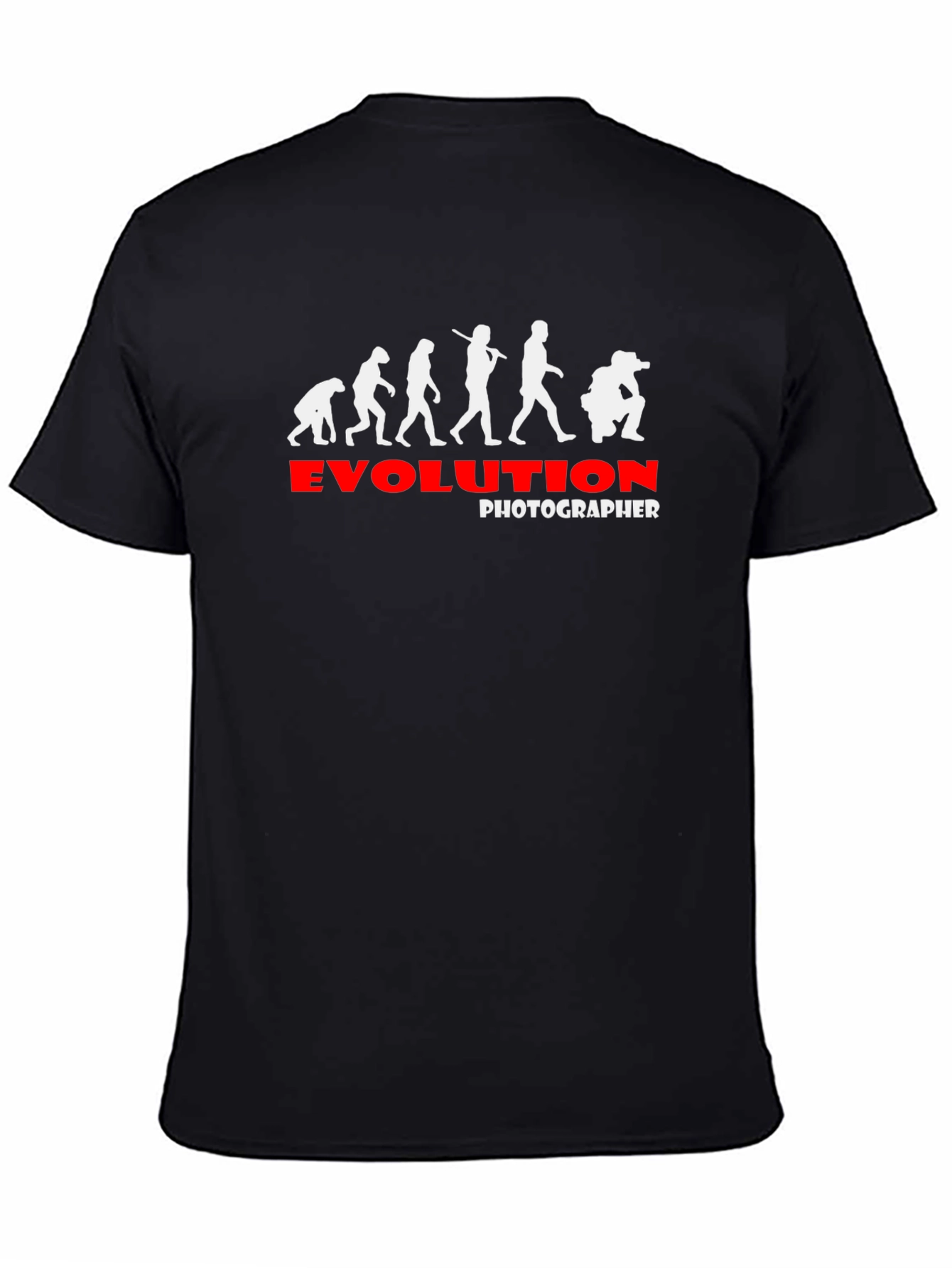 Evolution Photographer T-Shirt - Funny Photography Tee