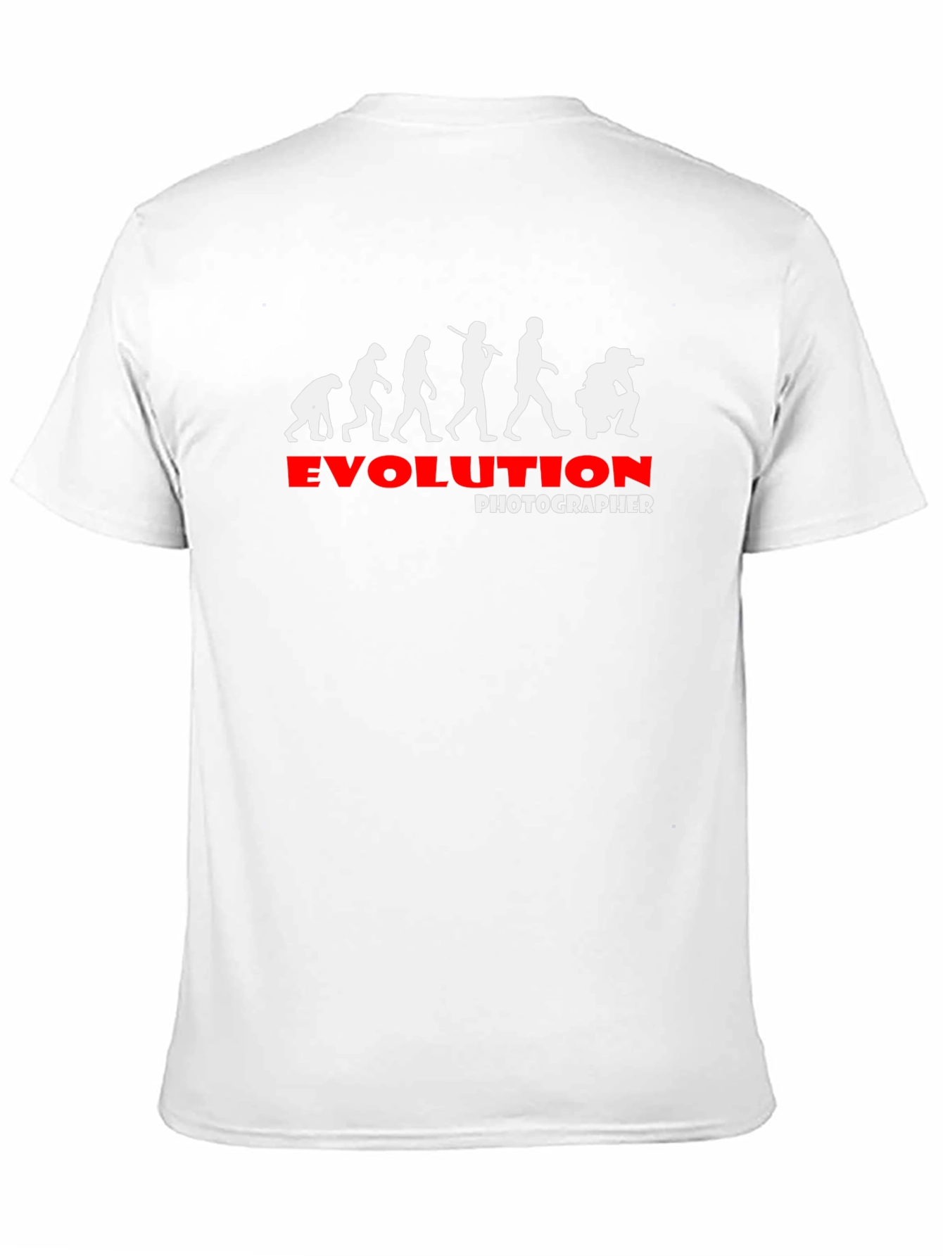 Evolution Photographer T-Shirt - Funny Photography Tee