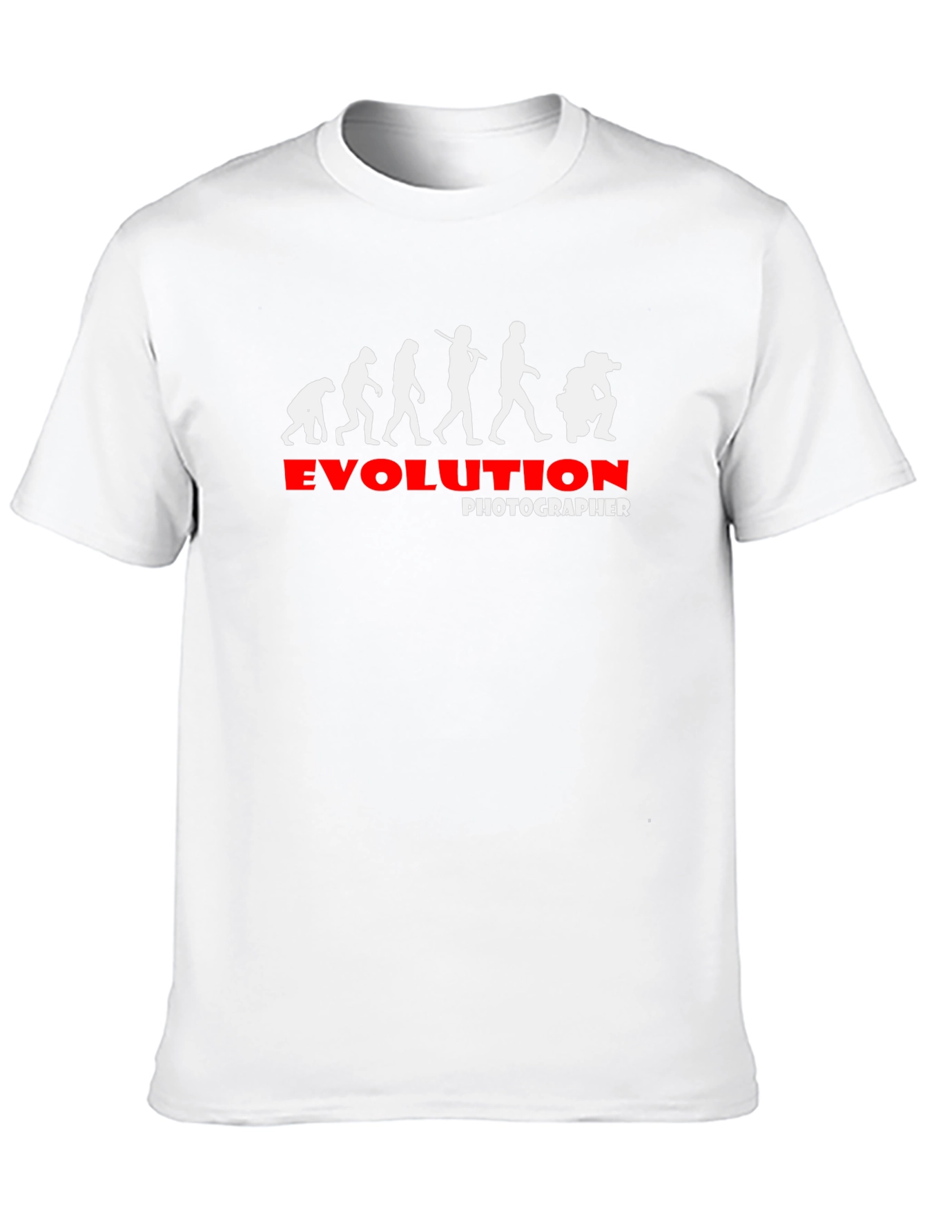Evolution Photographer T-Shirt - Funny Photography Tee