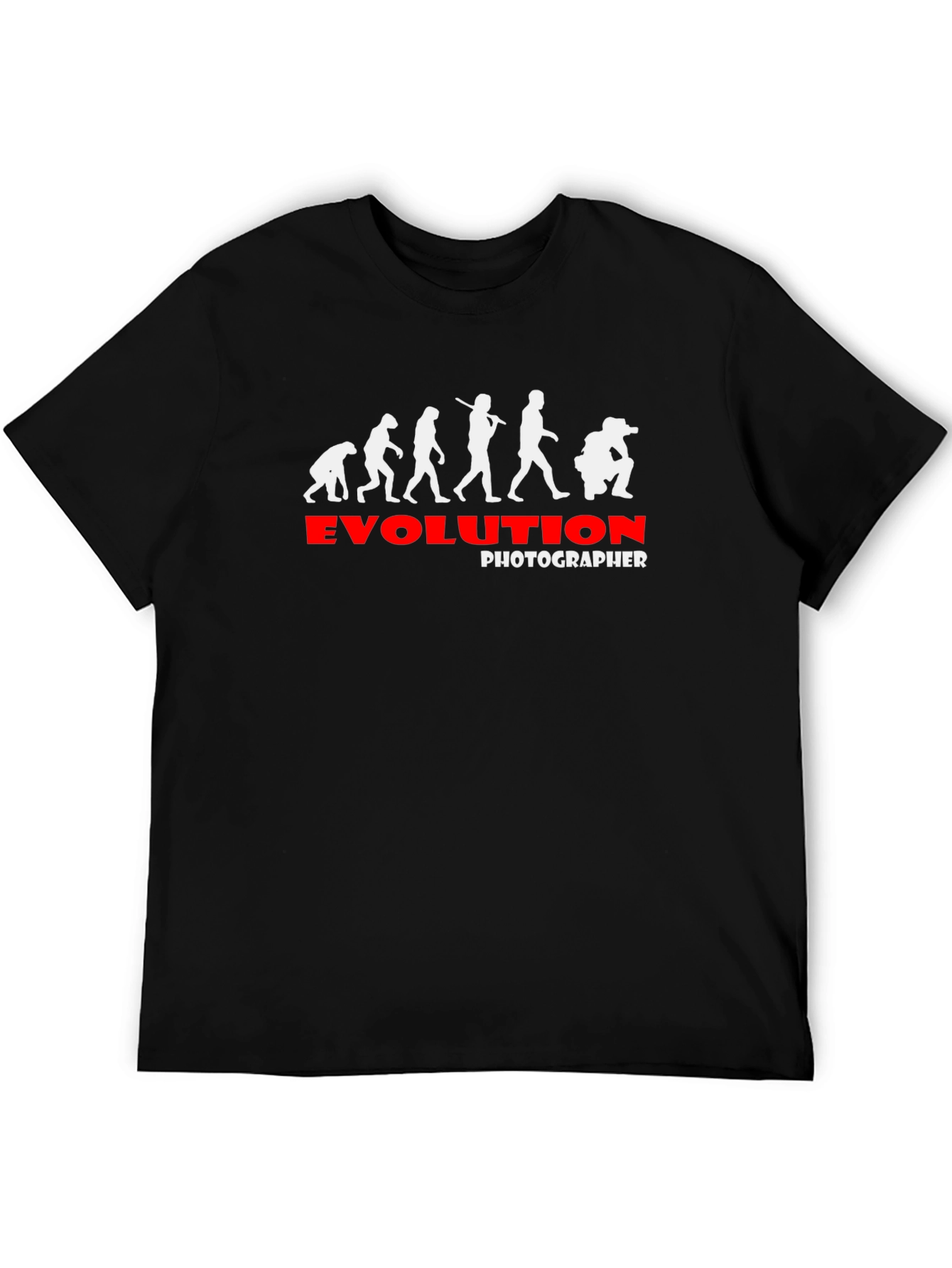 Evolution Photographer T-Shirt - Funny Photography Tee