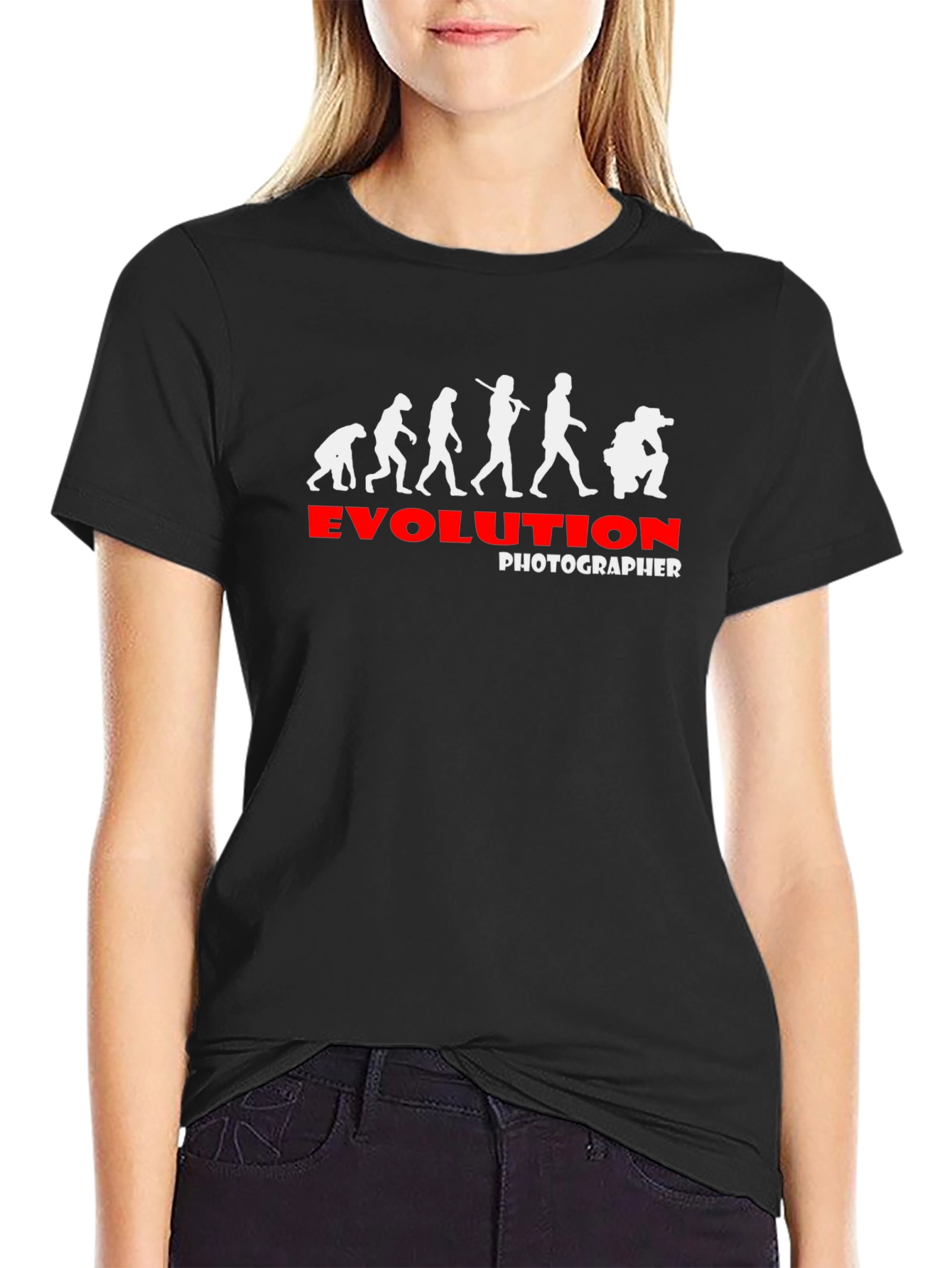 Evolution Photographer T-Shirt - Funny Photography Tee