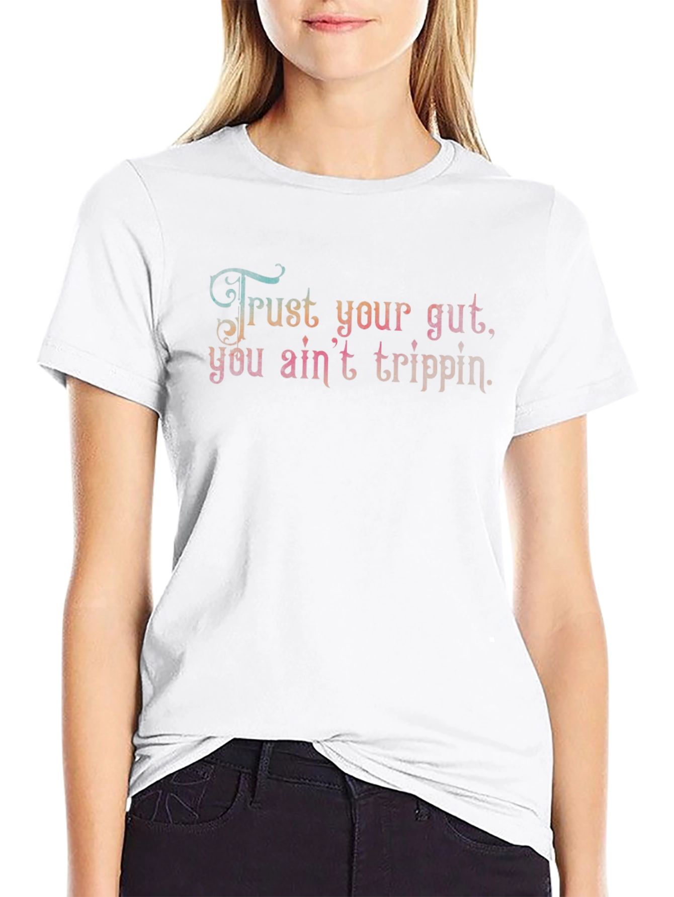 Trust Your Gut Black T-Shirt