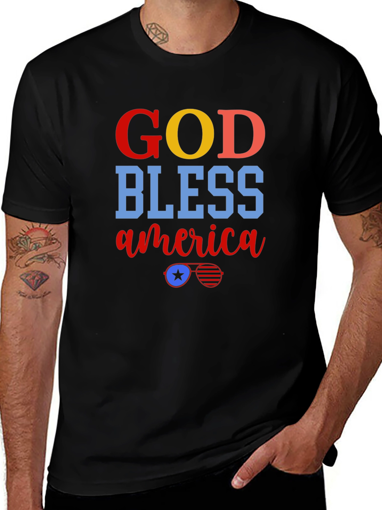 God Bless America Patriotic T-Shirt