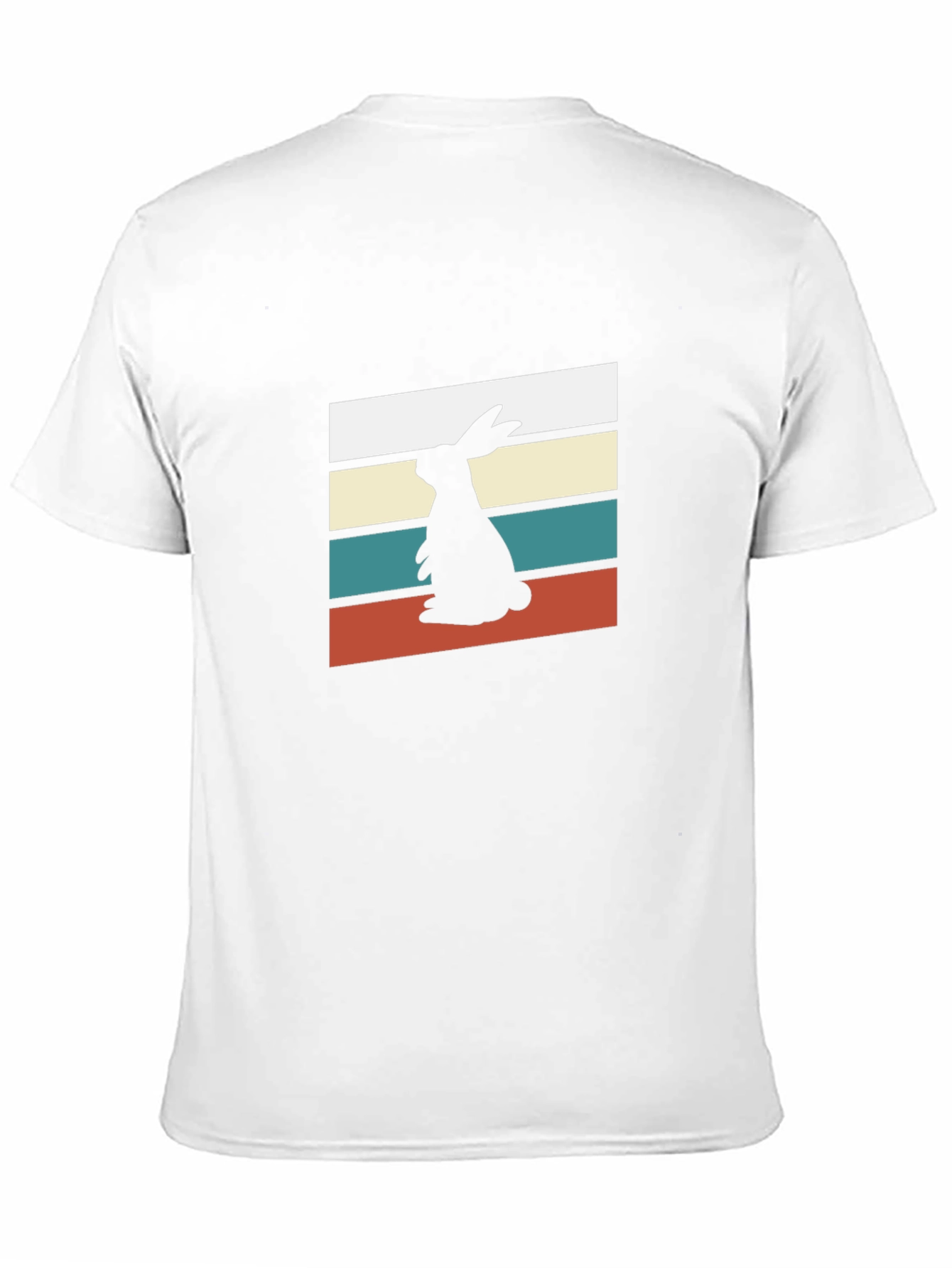 Retro Rabbit Silhouette T-Shirt