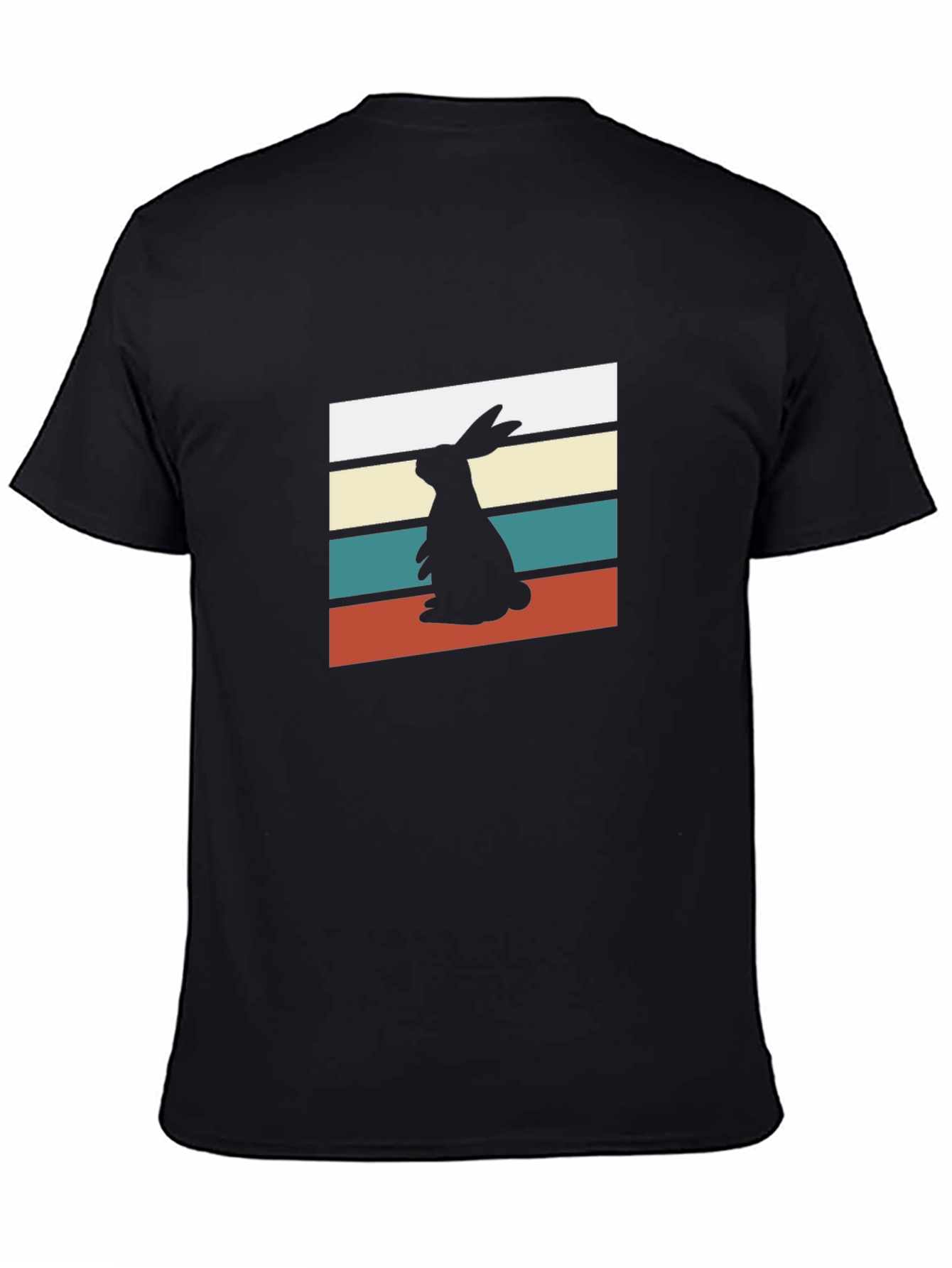 Retro Rabbit Silhouette T-Shirt