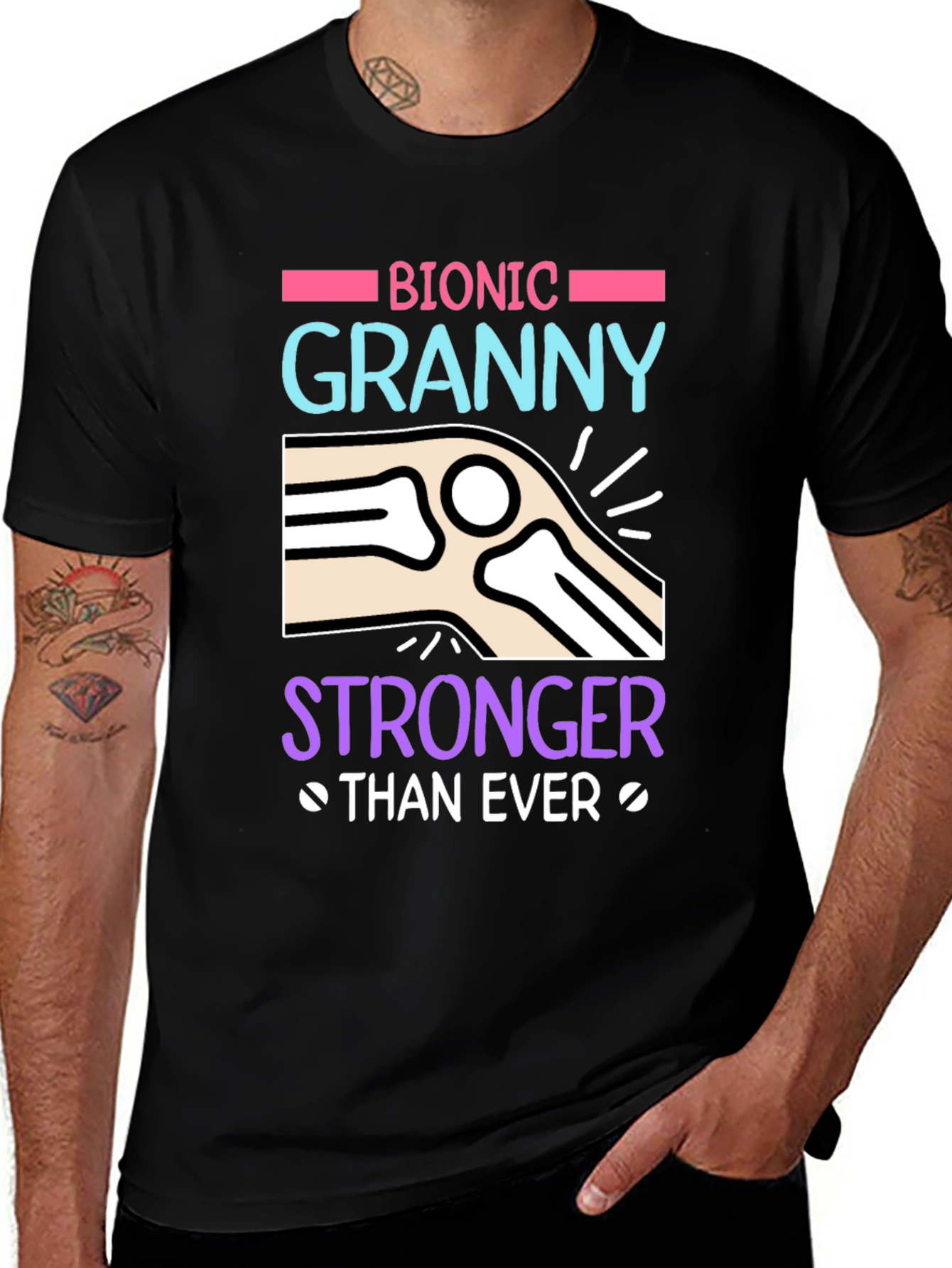 Bionic Granny T-Shirt - Stronger Than Ever