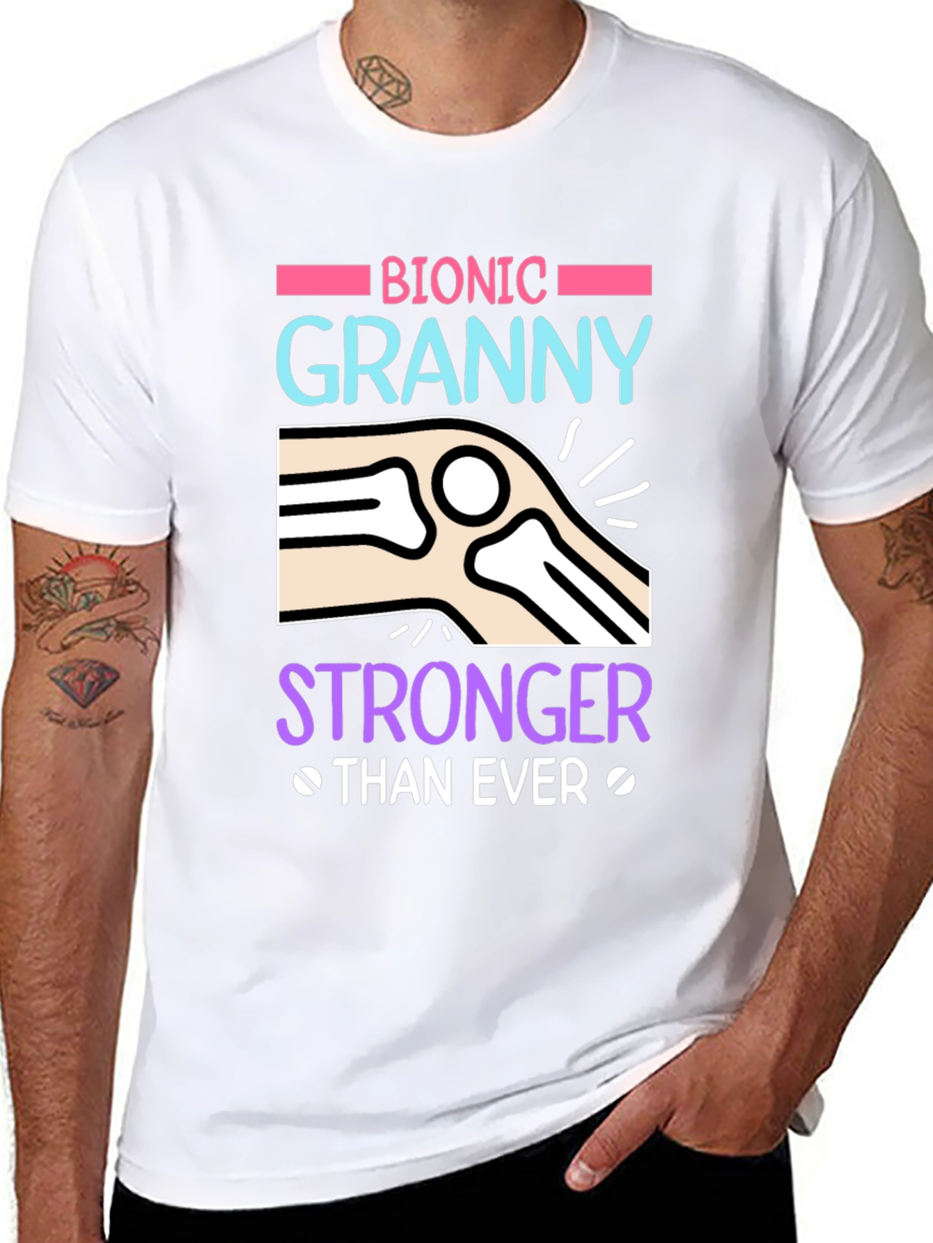 Bionic Granny T-Shirt - Stronger Than Ever