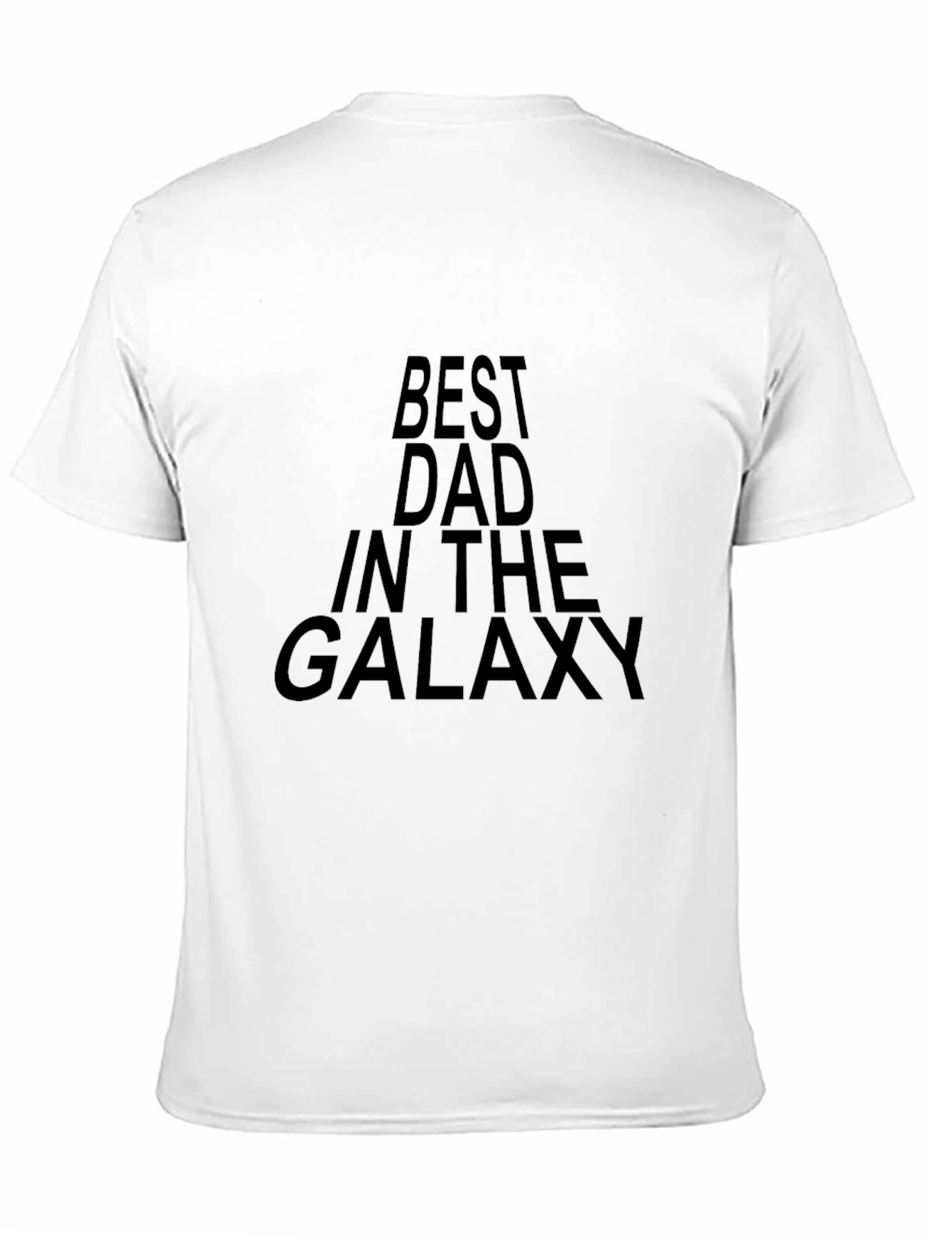 Best Dad in the Galaxy Black T-Shirt