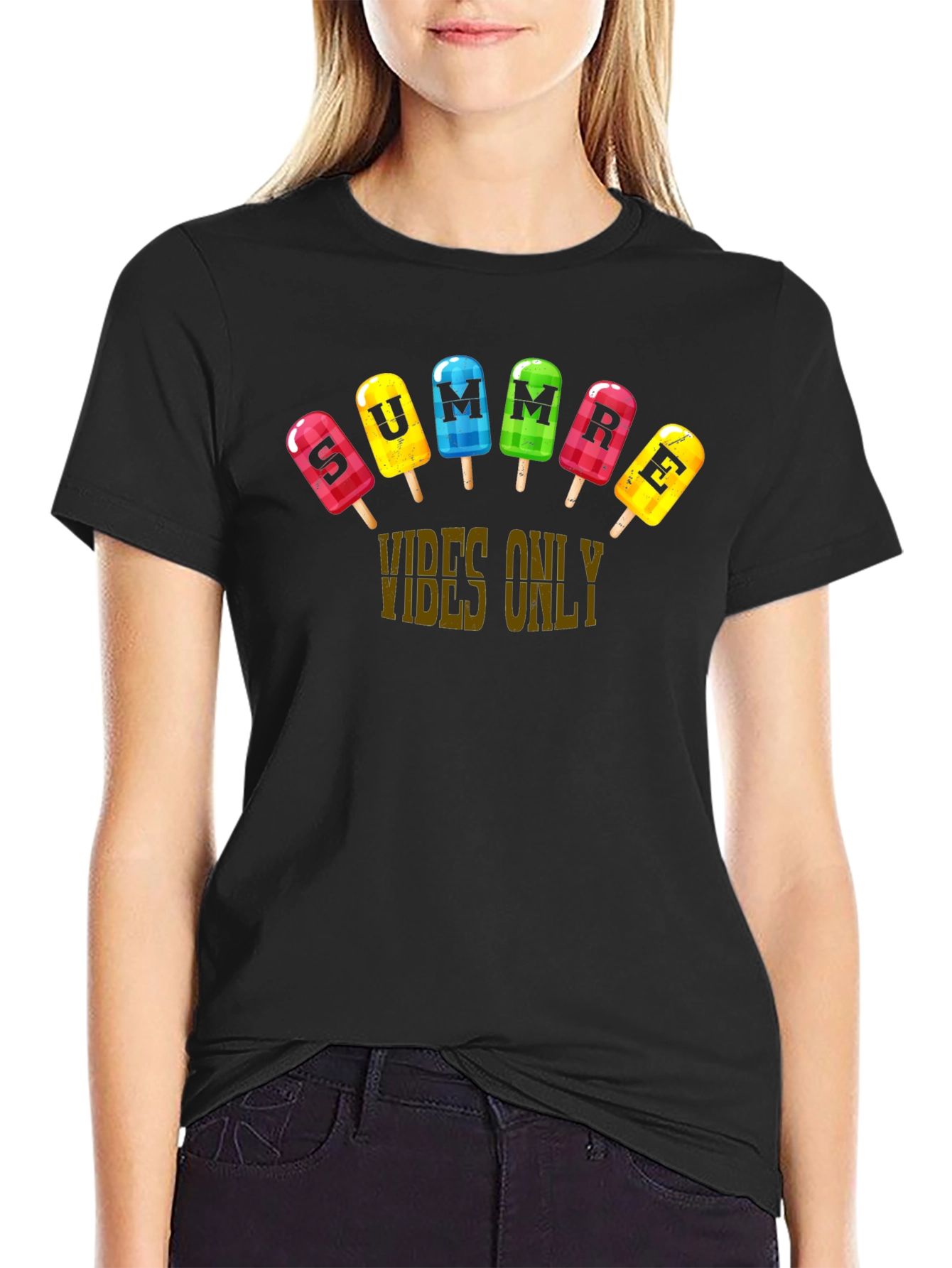 Summer Vibes Only Graphic T-Shirt