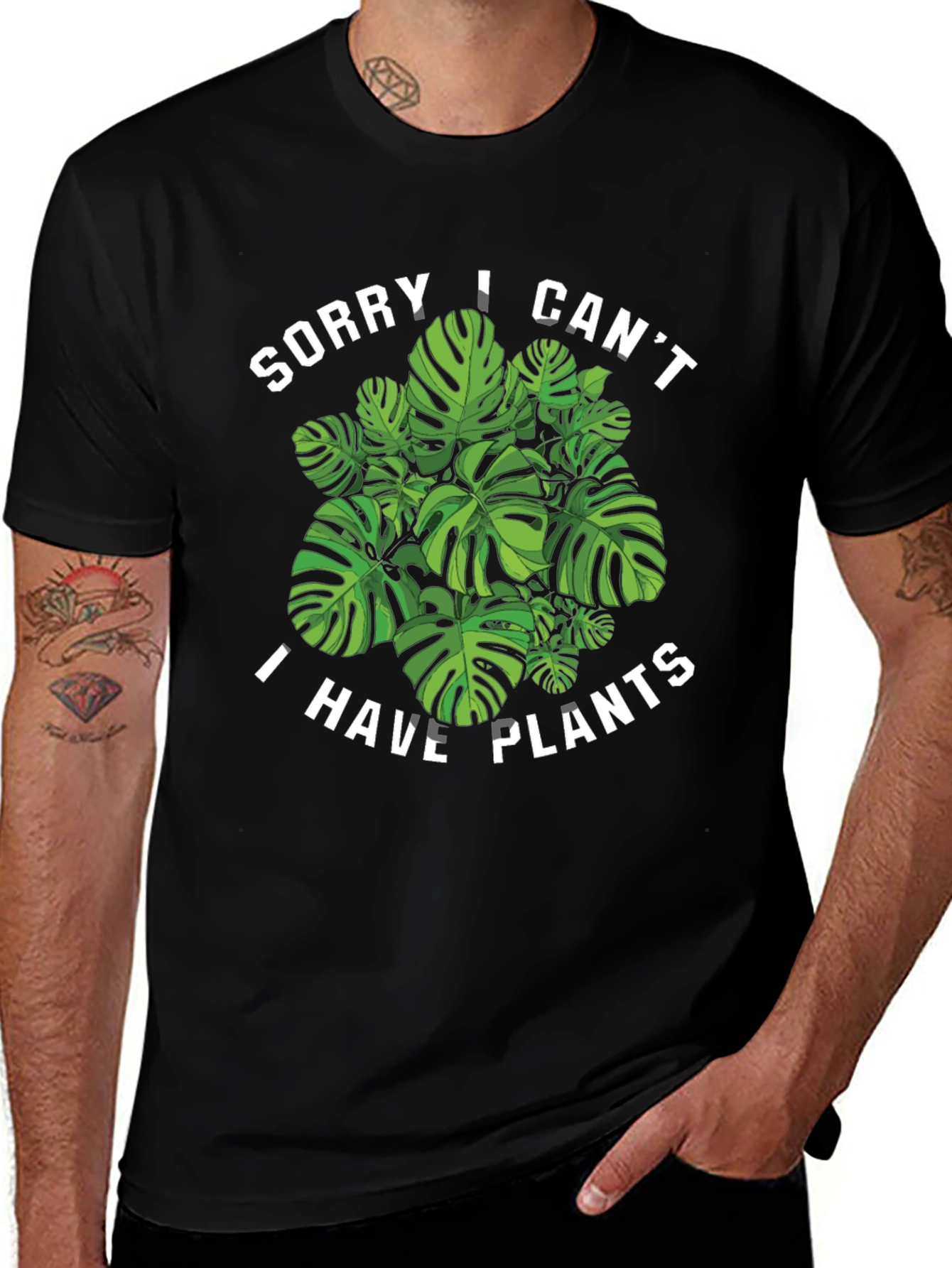 Sorry I Cant I Have Plants T-Shirt