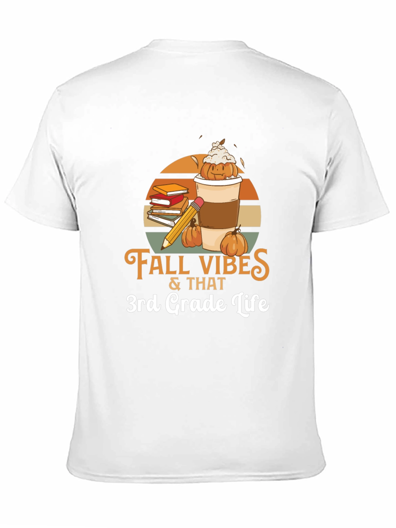 Fall Vibes 3rd Grade Life Graphic Tee