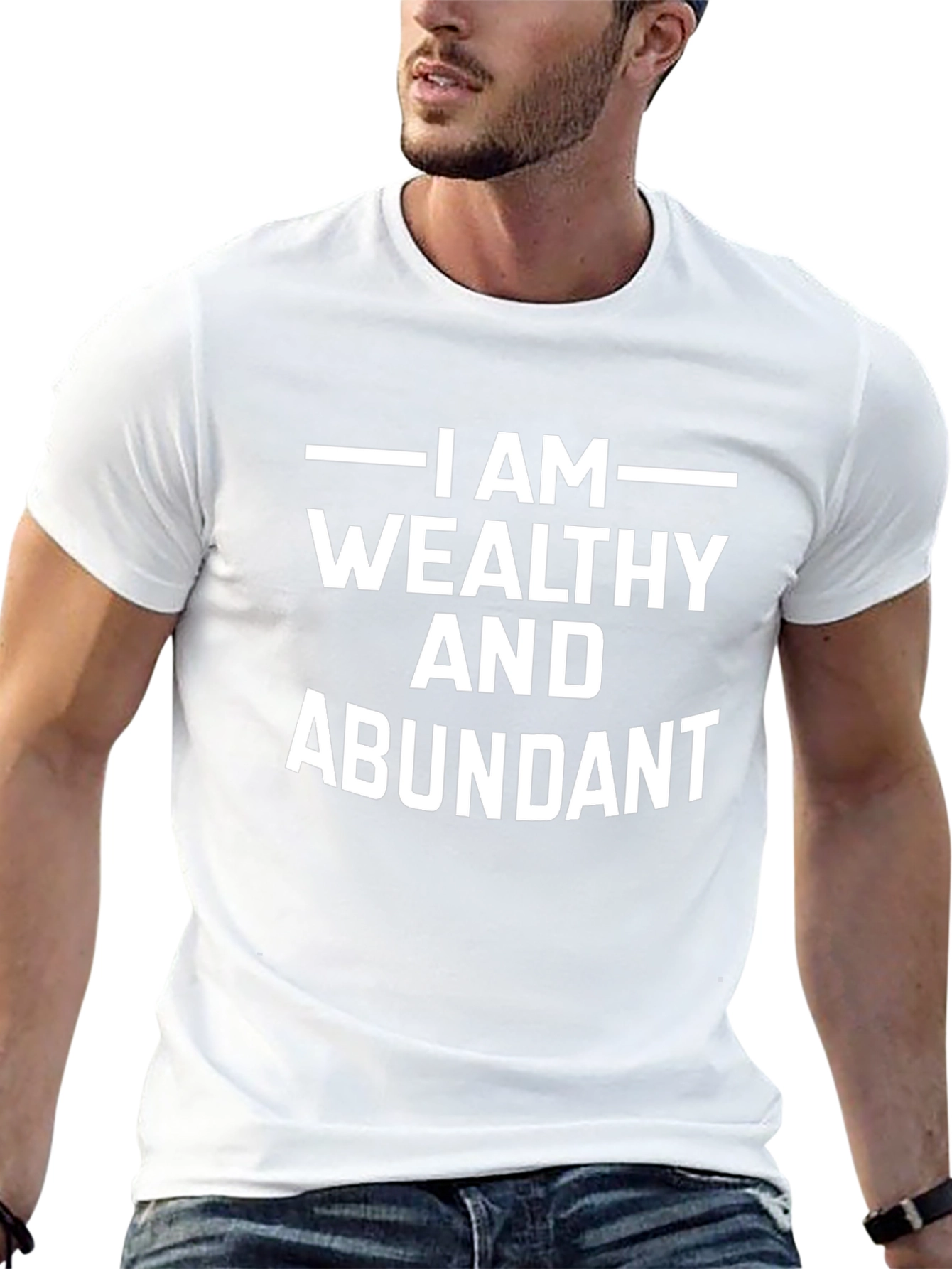 Wealthy & Abundant Graphic Tee - Black