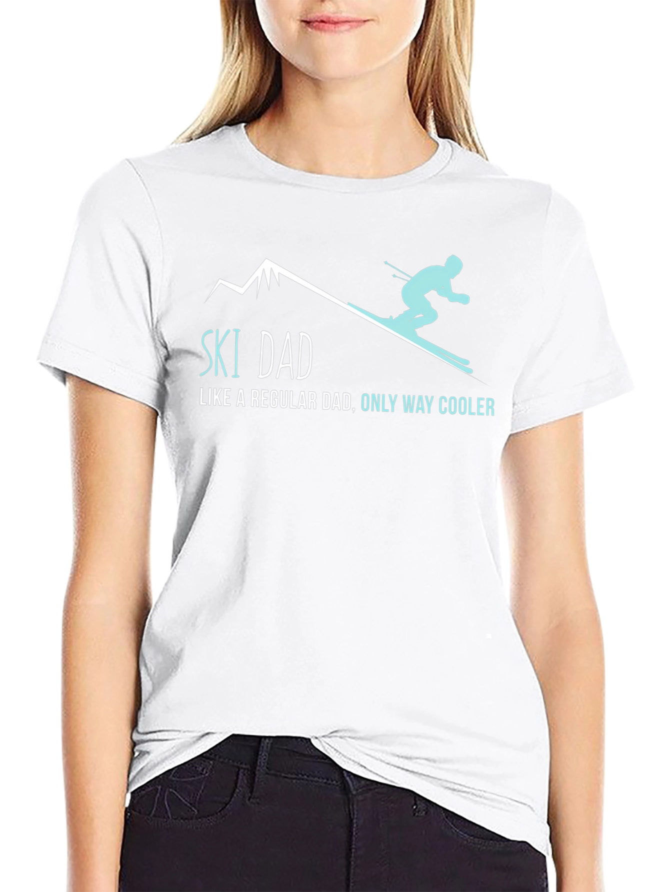 Ski Dad T-Shirt - Regular Dad Only Way Cooler!
