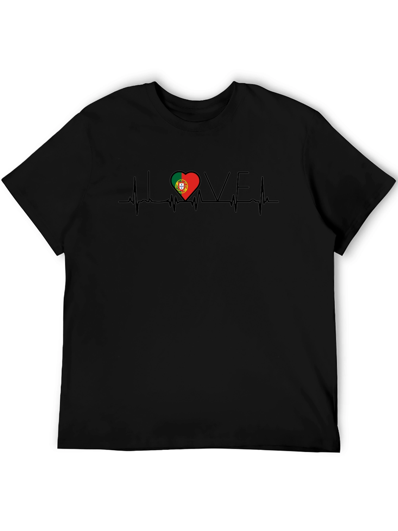 Portugal Love Heartbeat T-Shirt
