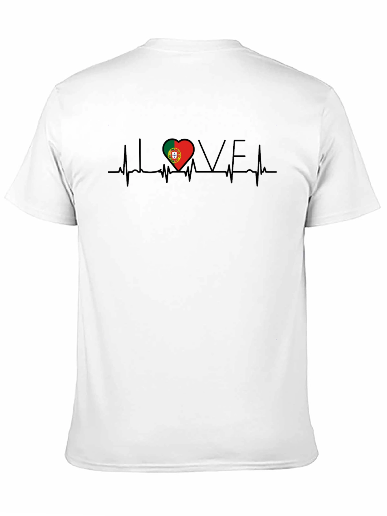 Portugal Love Heartbeat T-Shirt