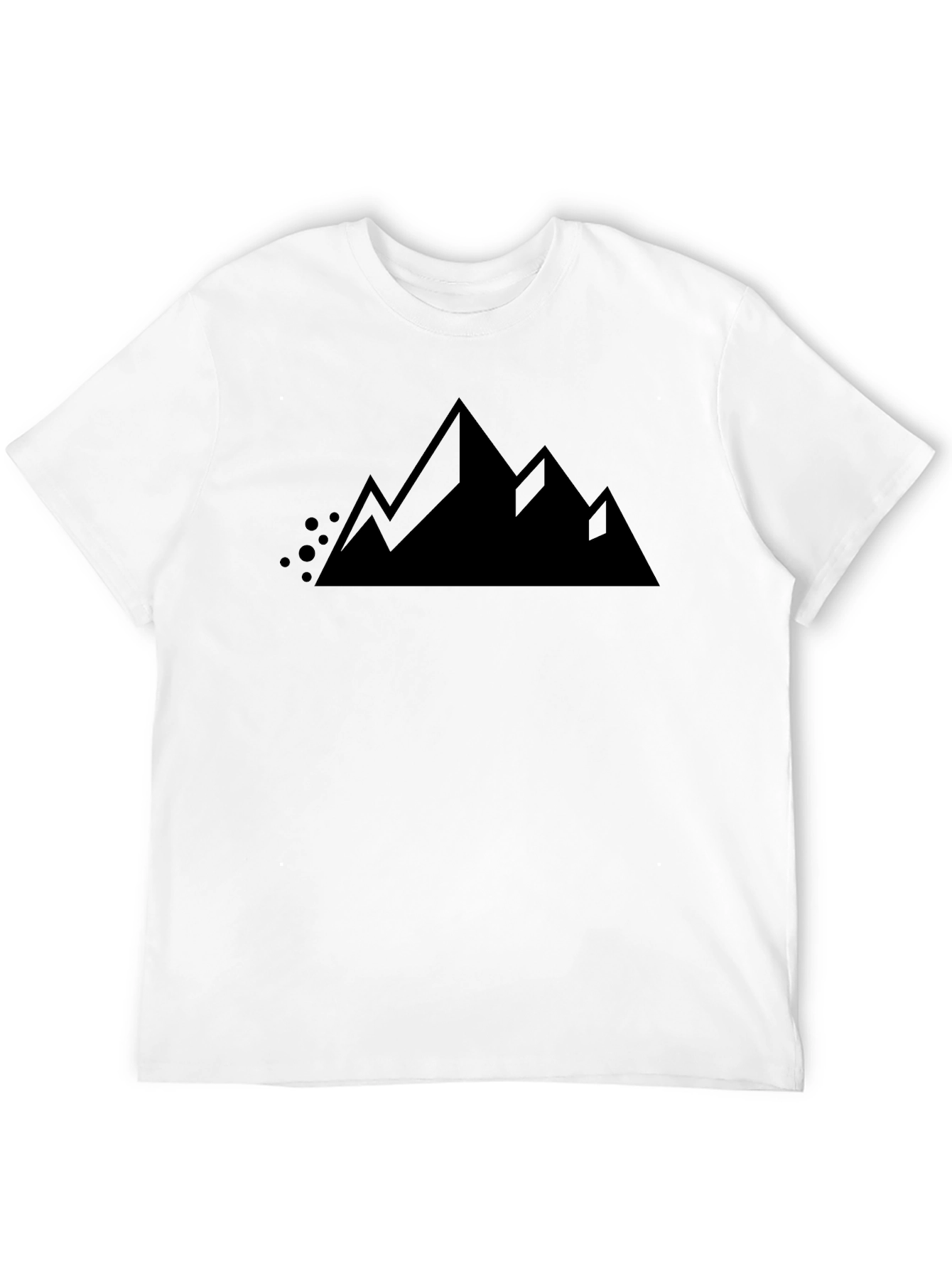 Mountain Graphic Tee - Black Cotton Blend