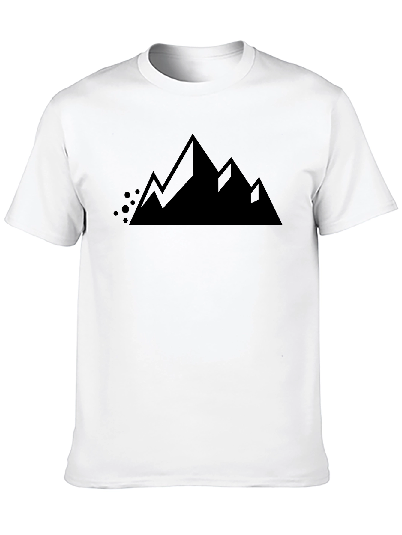 Mountain Graphic Tee - Black Cotton Blend