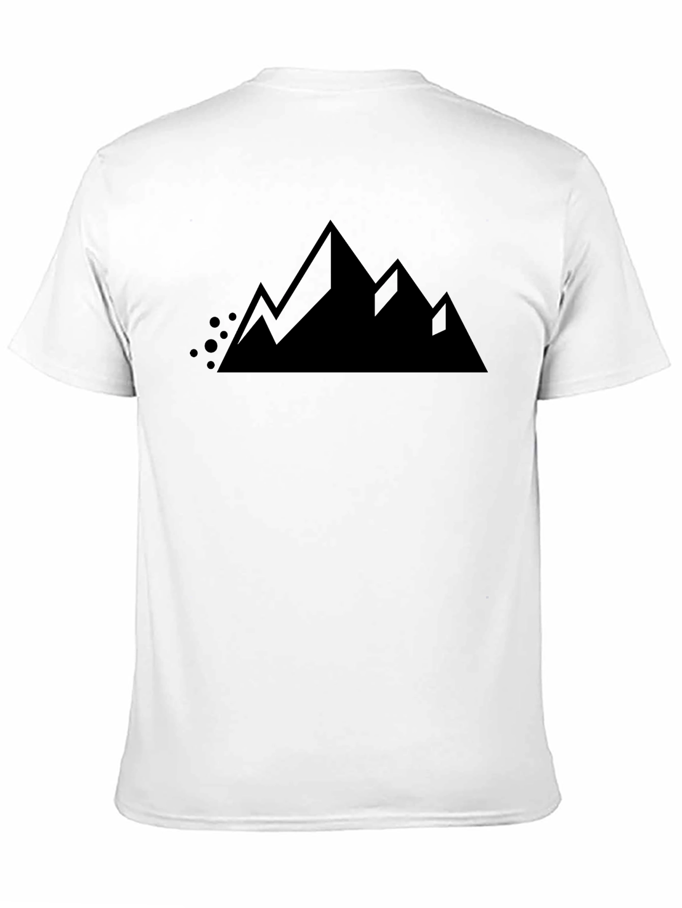 Mountain Graphic Tee - Black Cotton Blend