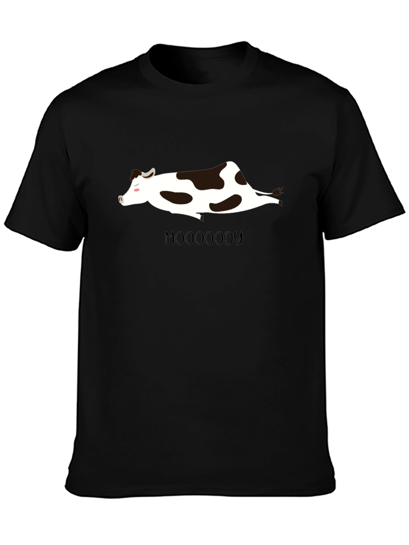 Mooooody Cow Graphic Tee - Relaxed Fit