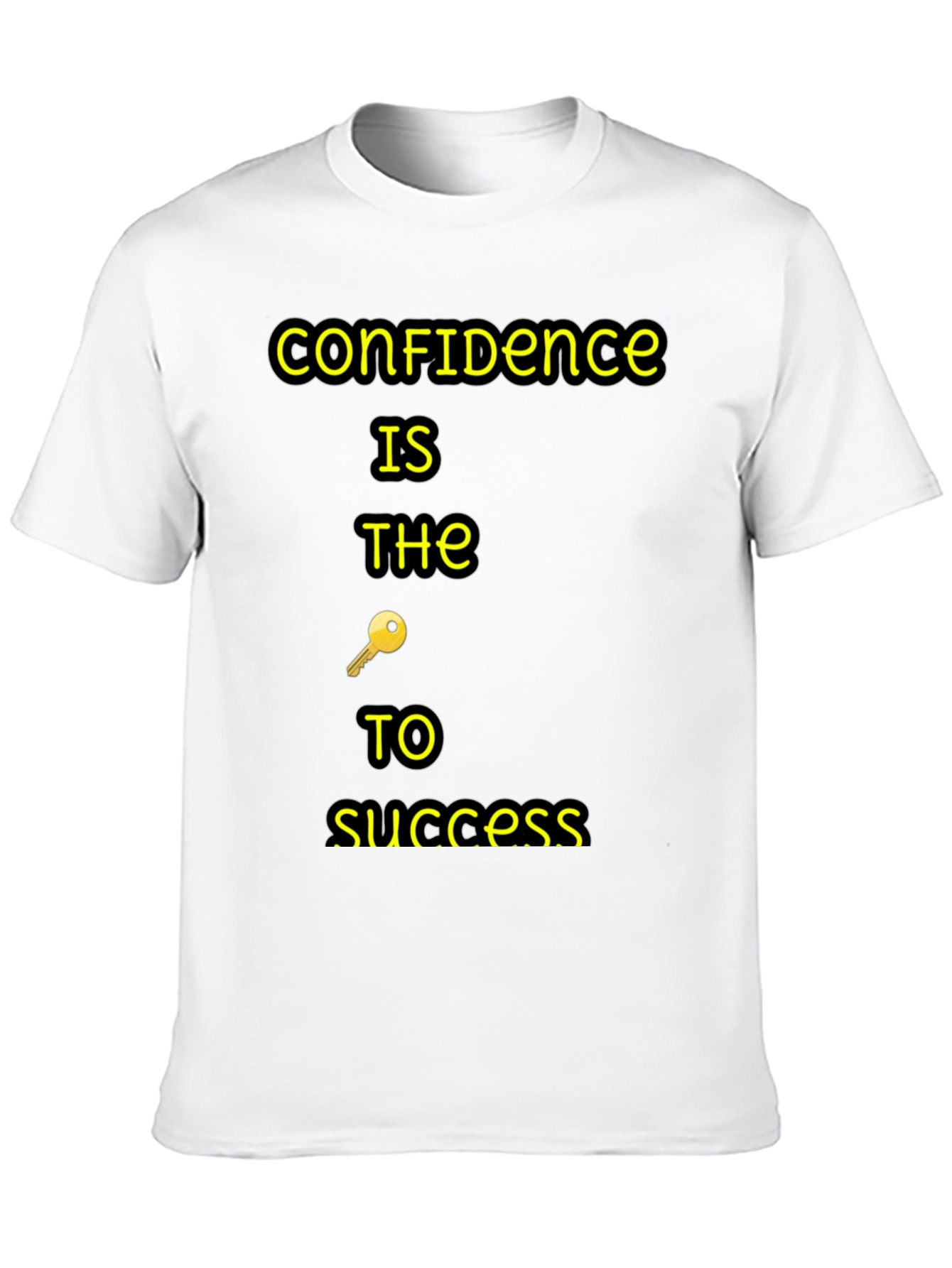 Confidence is Key Black T-Shirt