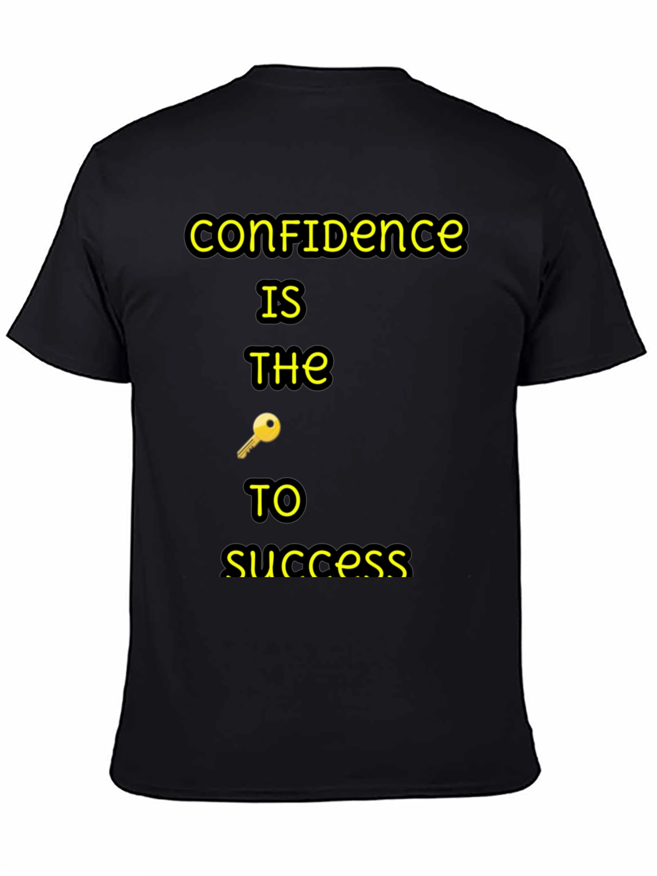 Confidence is Key Black T-Shirt