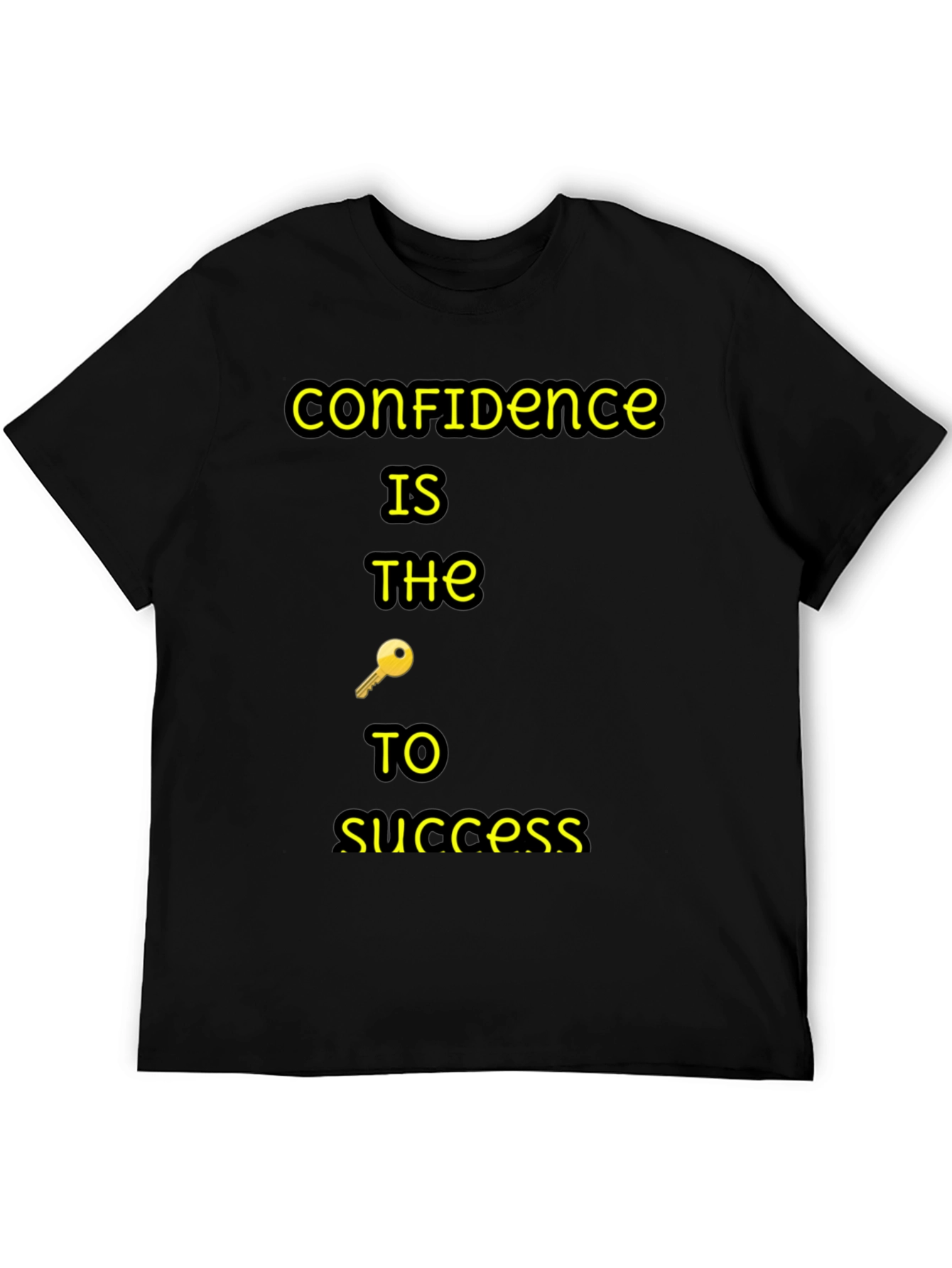Confidence is Key Black T-Shirt