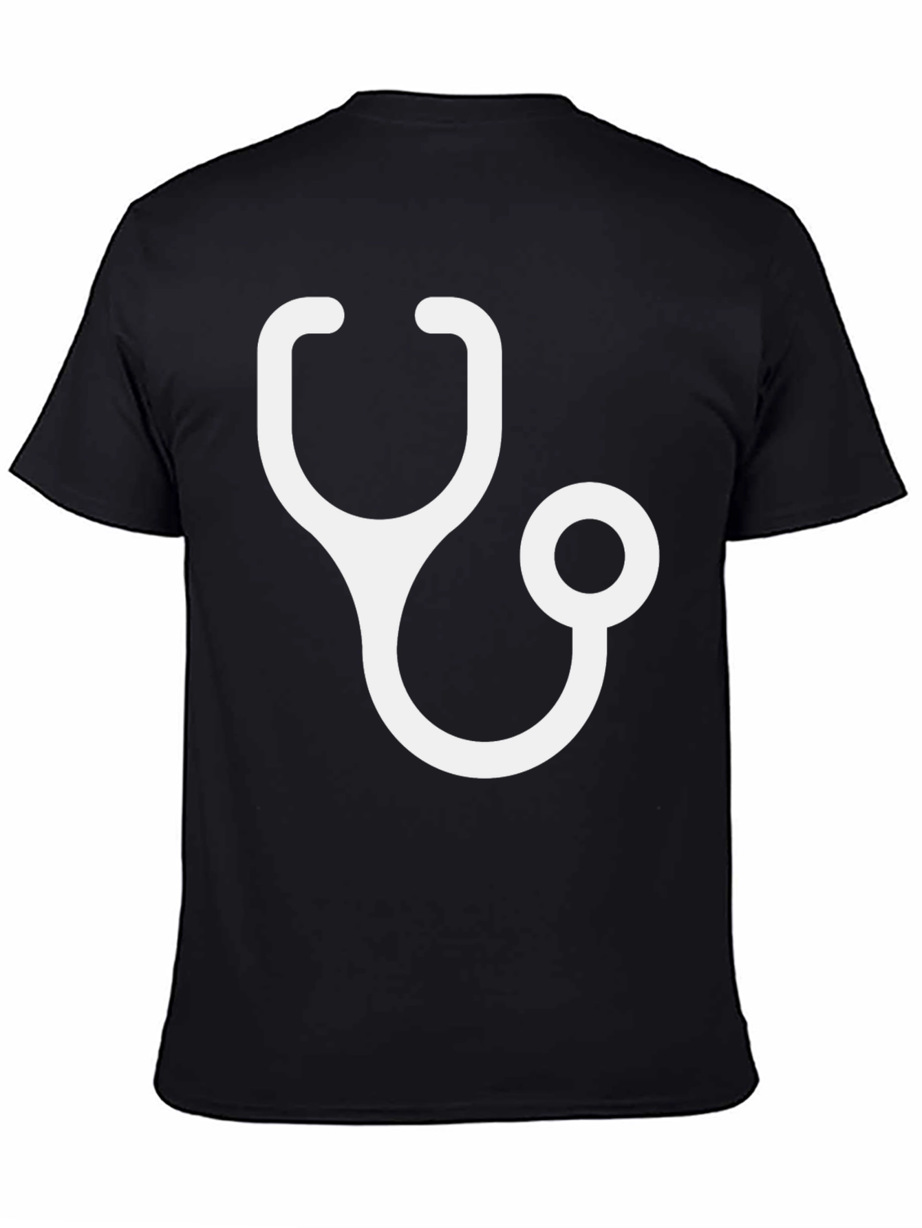 Stethoscope Graphic Tee - Black