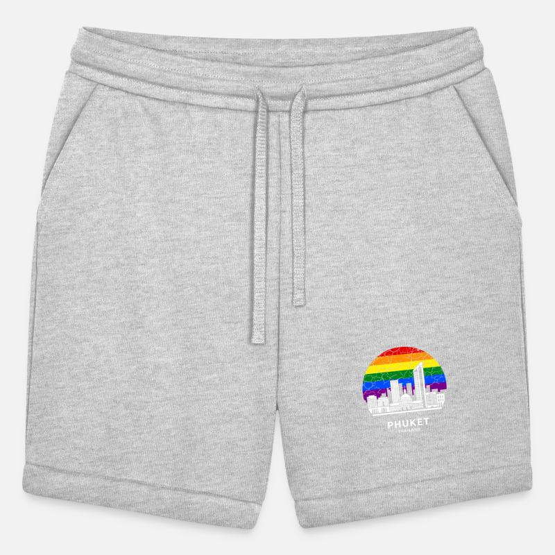 Bangkok Skyline with Rainbow Pride Colors