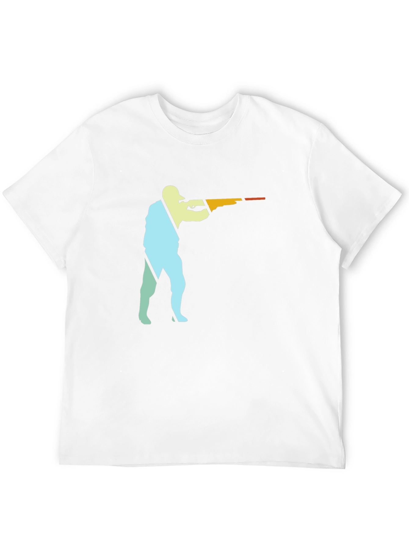 Silhouette Shooter Graphic Black T-Shirt