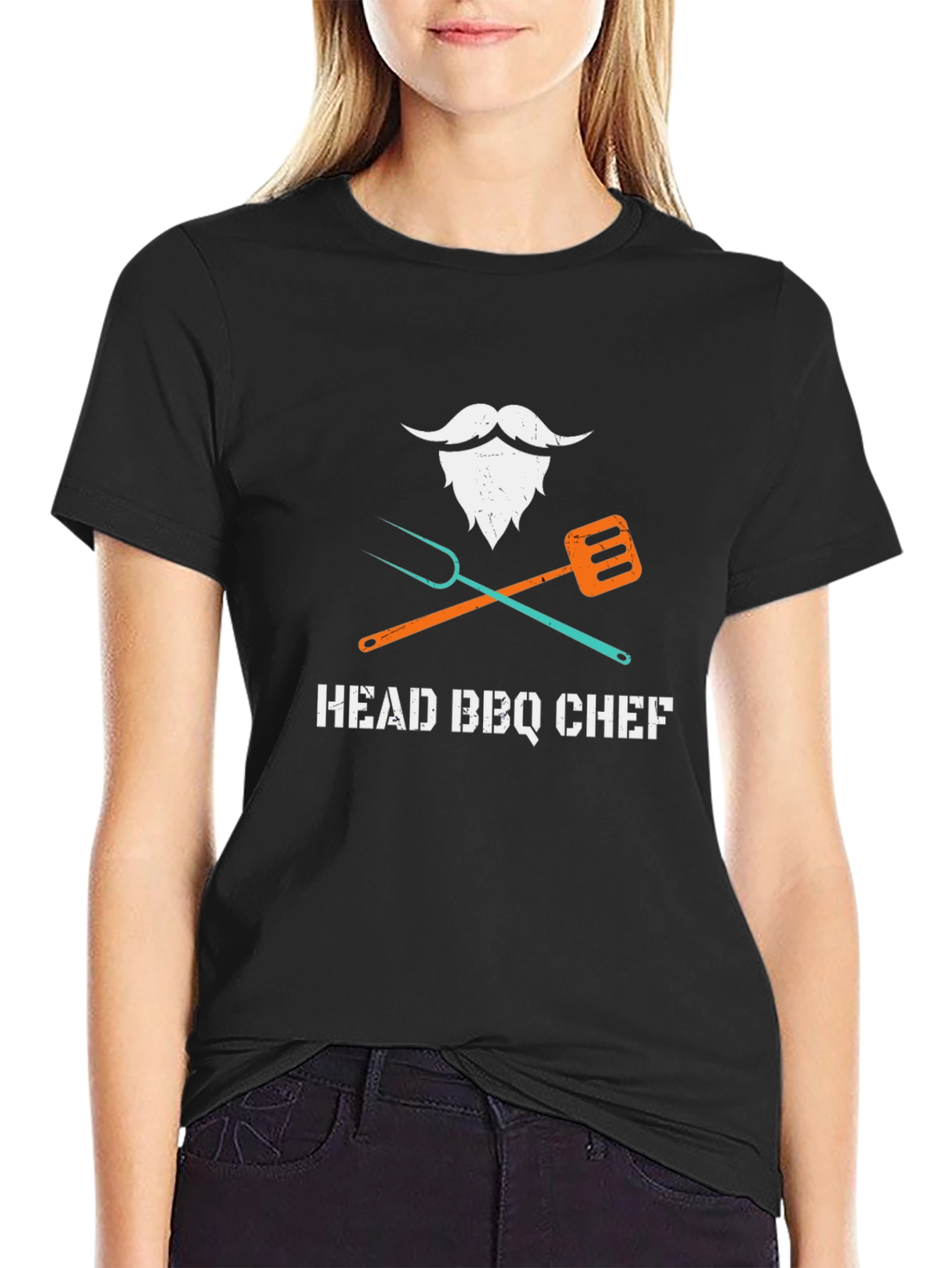 Head BBQ Chef T-Shirt - Grill Master Tee