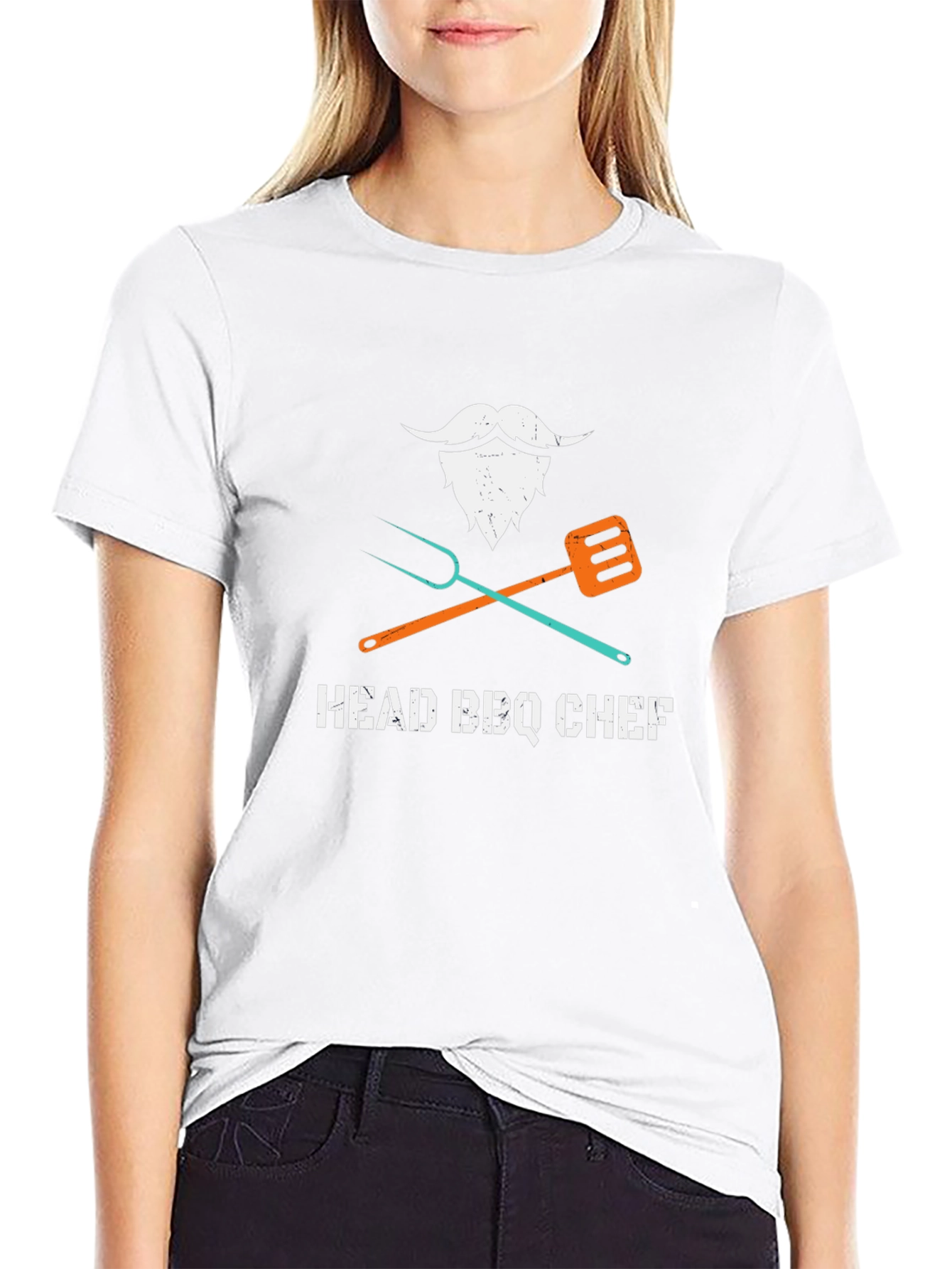 Head BBQ Chef T-Shirt - Grill Master Tee
