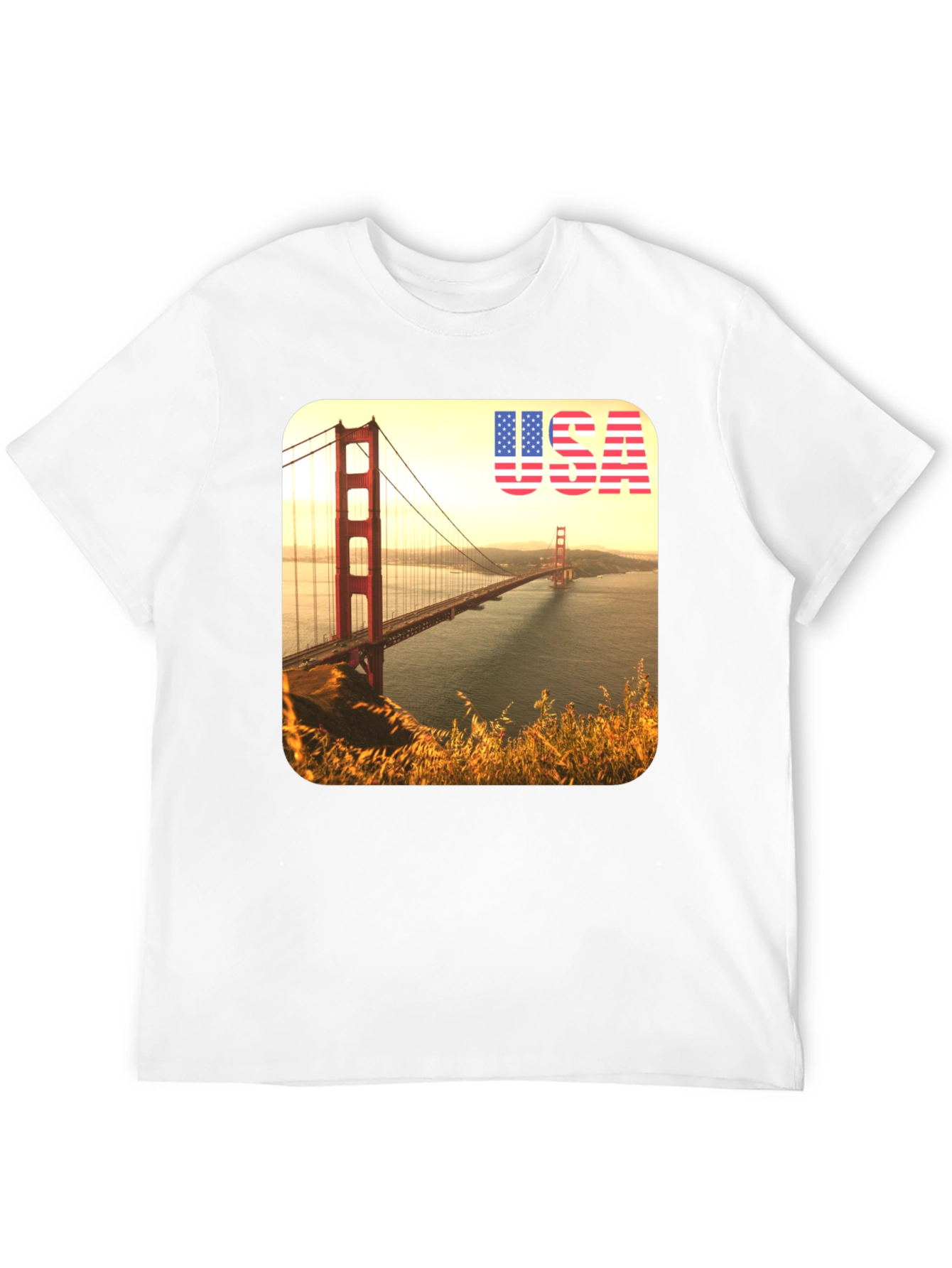 Golden Gate Bridge USA Graphic Tee