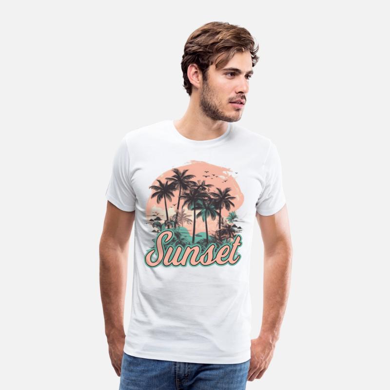 Beach Sunset Sea for a Beach Vacationers