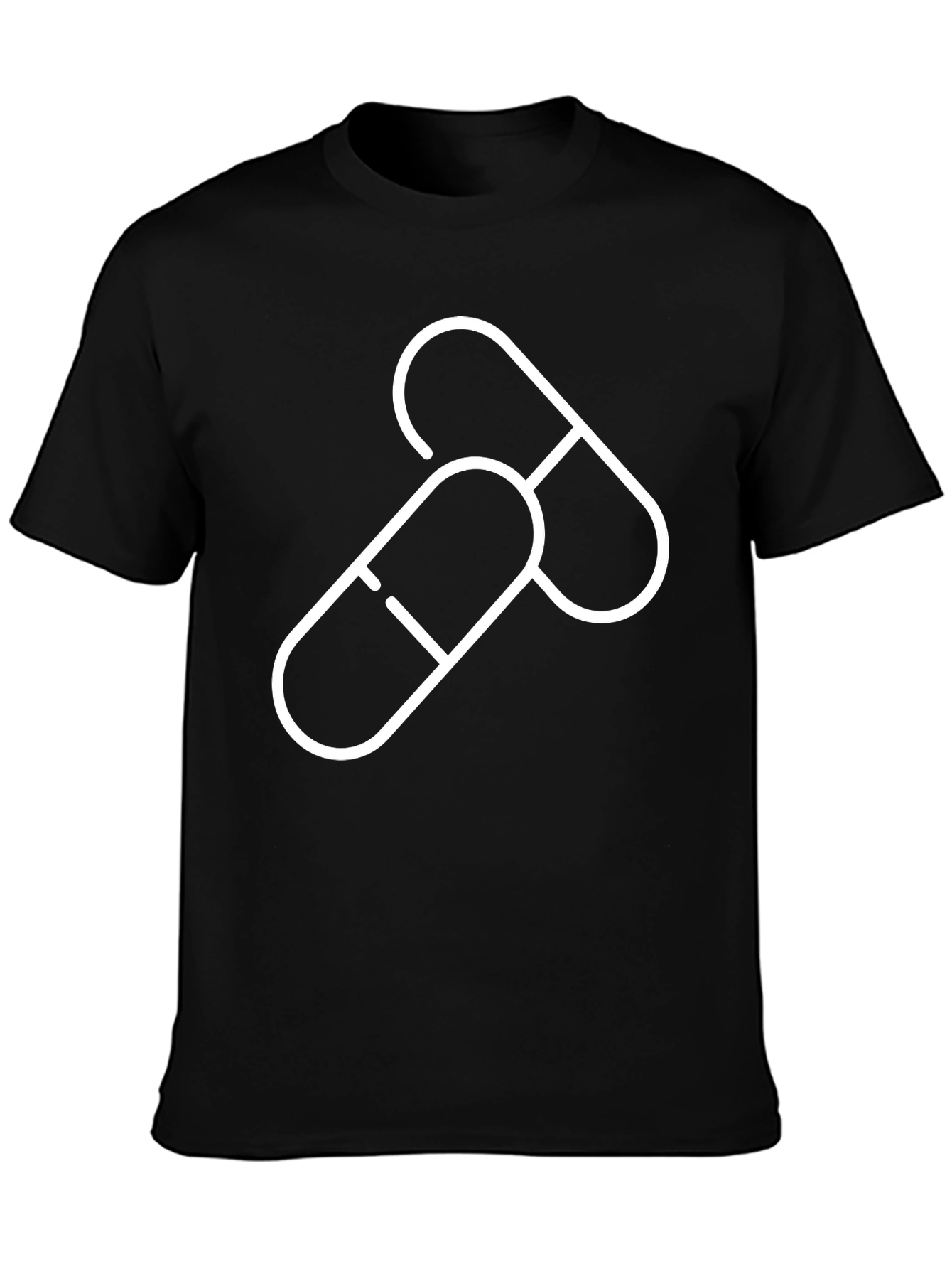 Pills Graphic Black T-Shirt