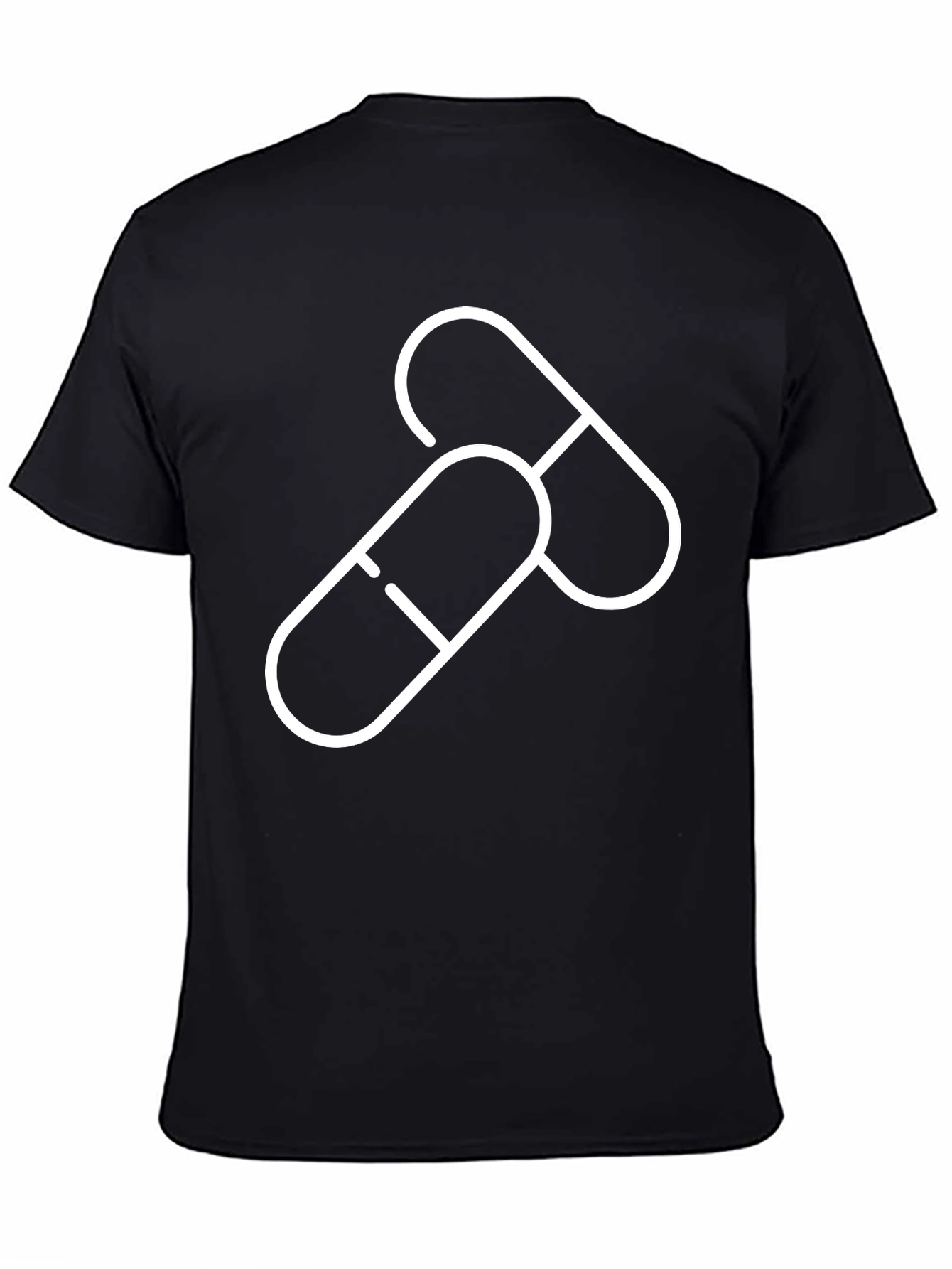 Pills Graphic Black T-Shirt