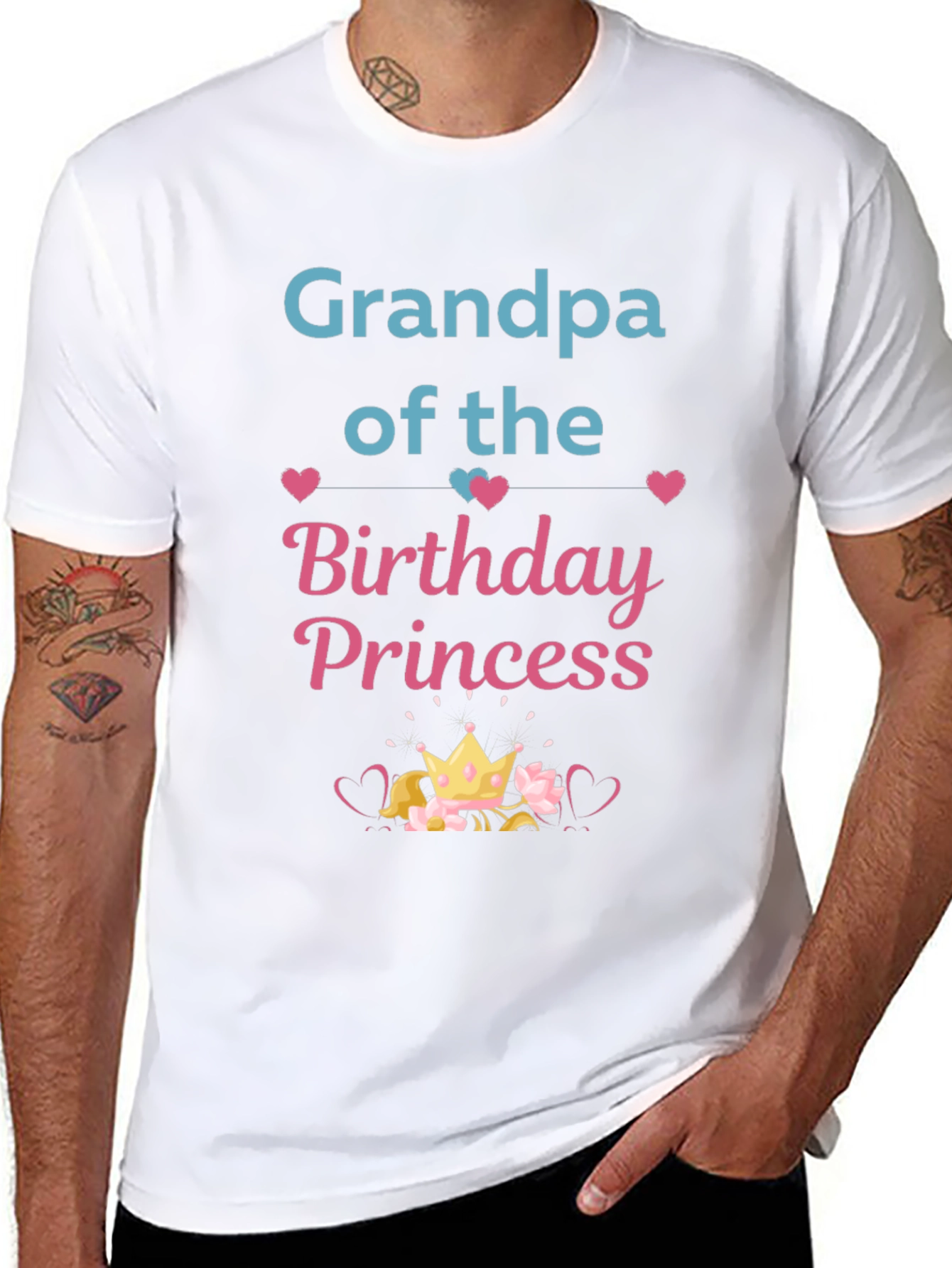 Grandpa of the Birthday Princess T-Shirt