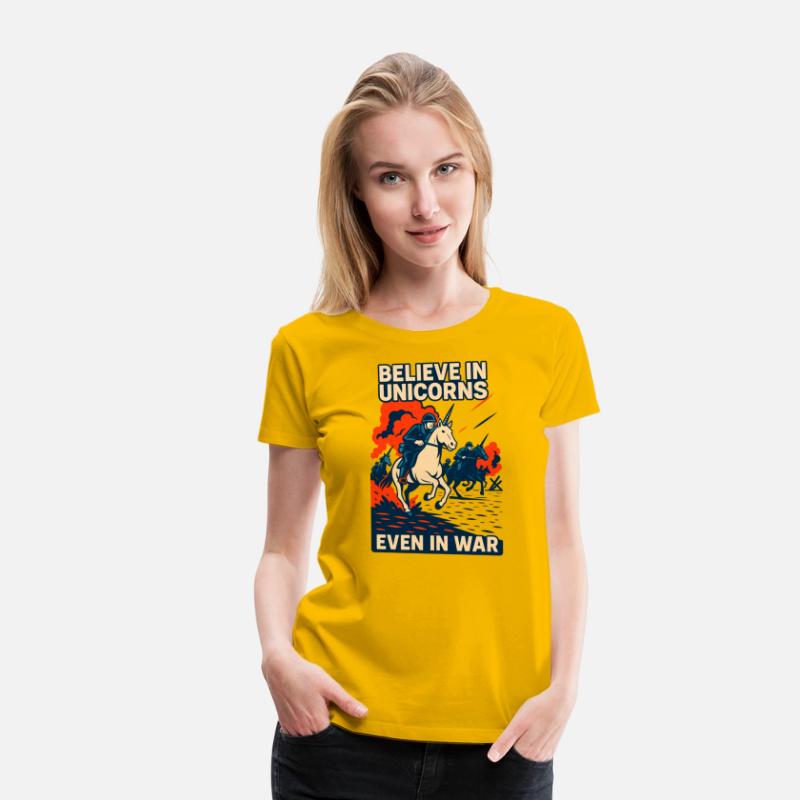 Believe in Unicorns Even in War Anti-War Satire