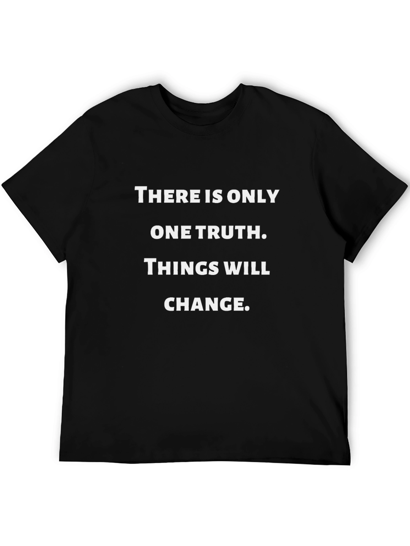 Truth & Change Black Graphic Tee
