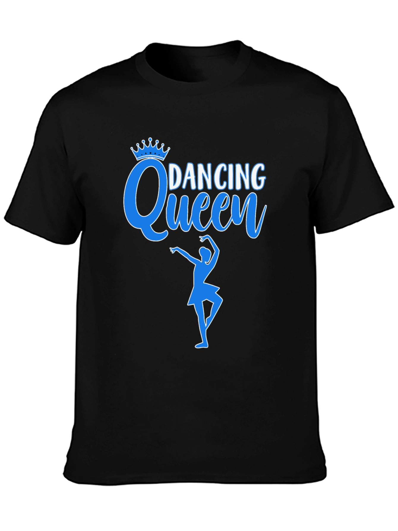 Dancing Queen Black T-Shirt - Dance Lover Gift
