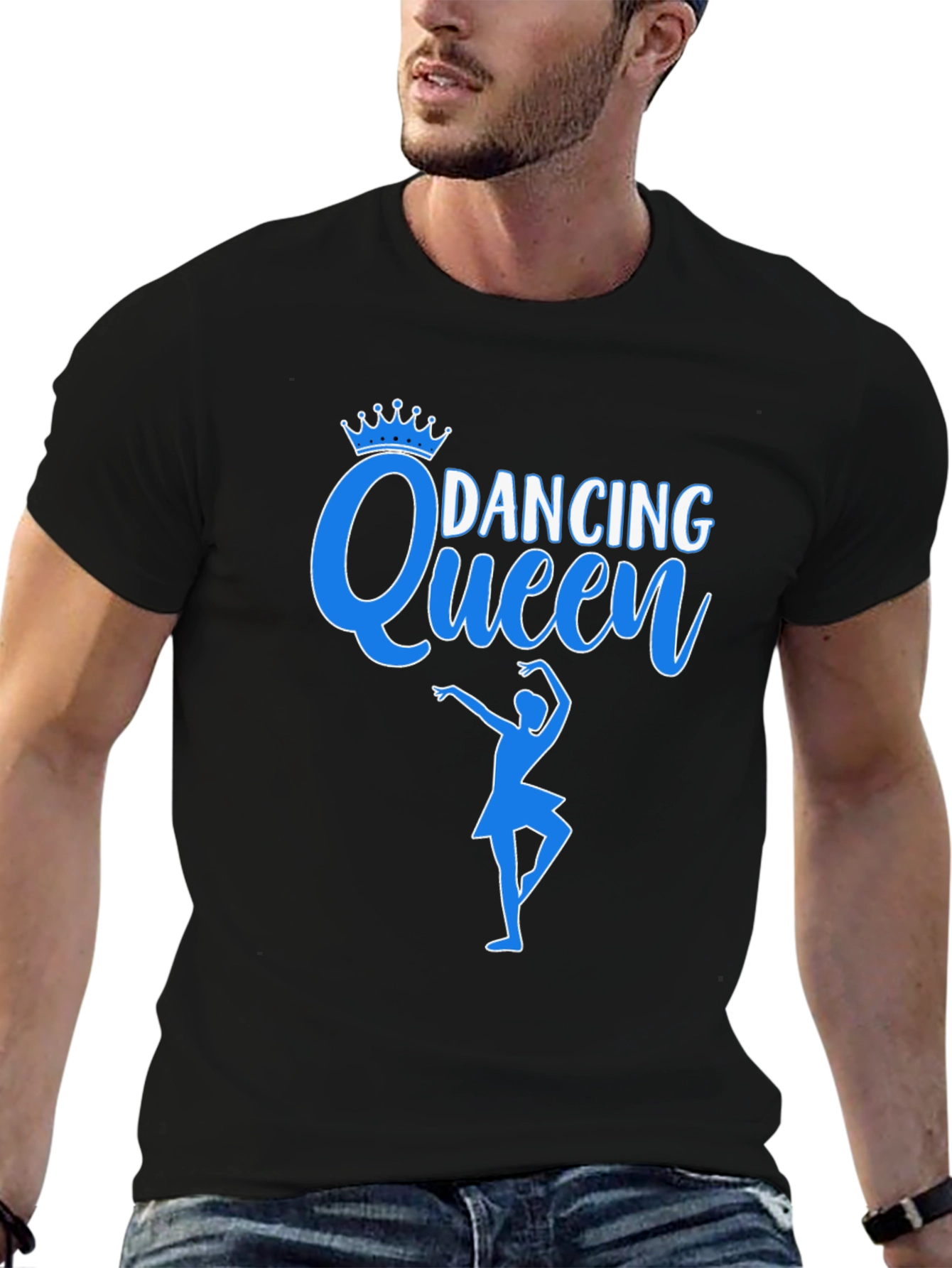 Dancing Queen Black T-Shirt - Dance Lover Gift