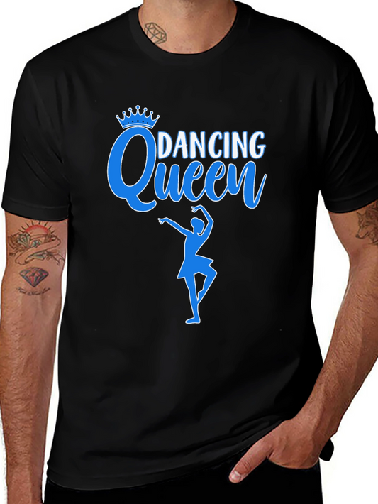 Dancing Queen Black T-Shirt - Dance Lover Gift