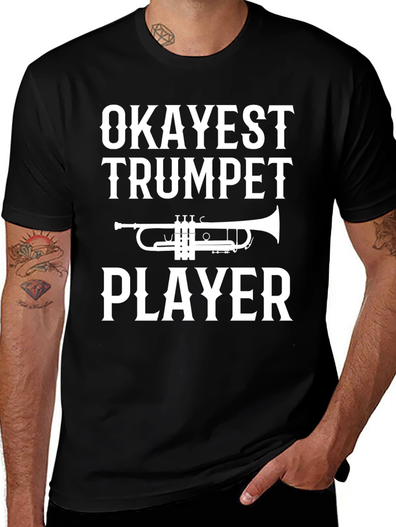 Okayest Trumpet Player Funny T-Shirt