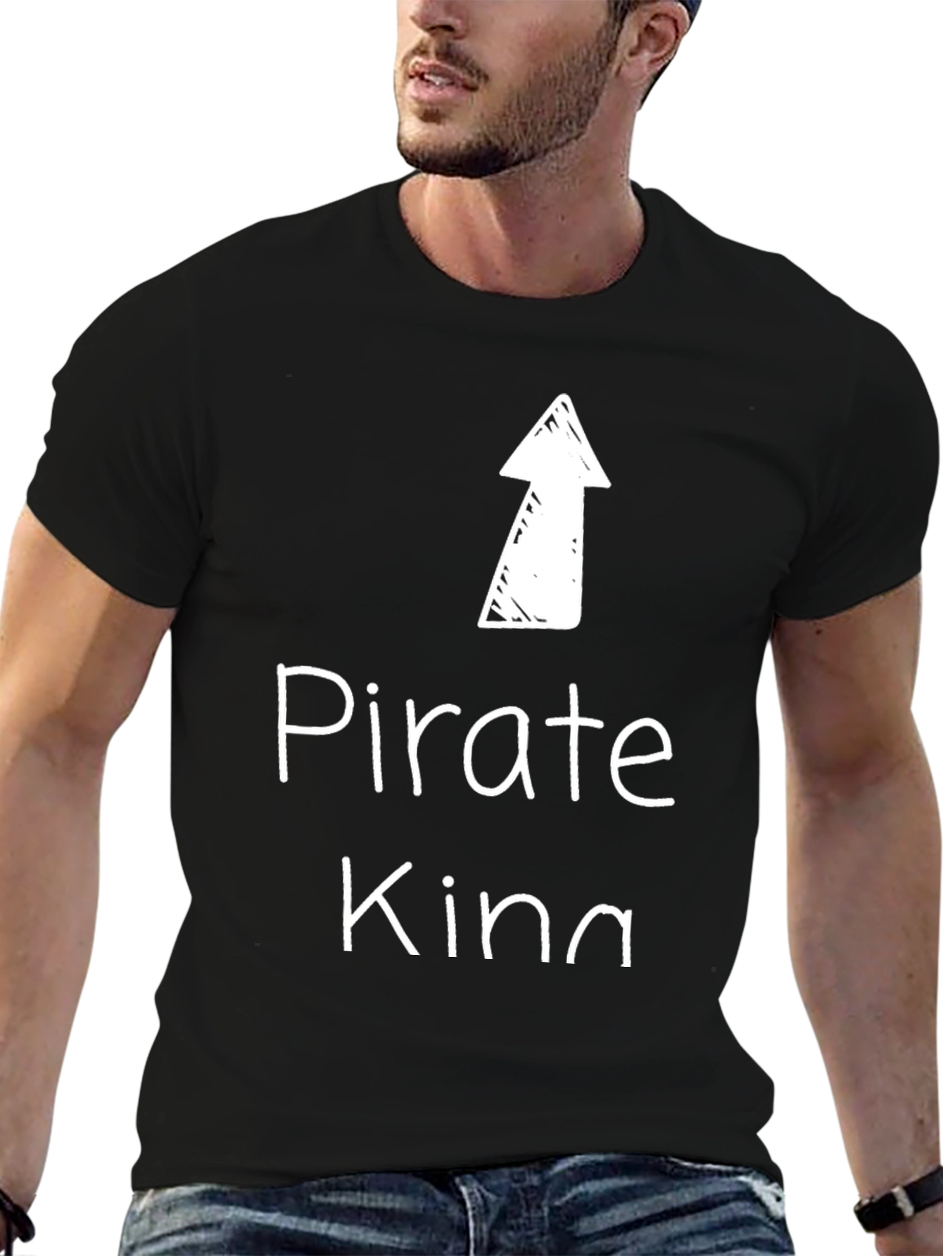 Pirate King Graphic Tee - Fun Novelty Shirt