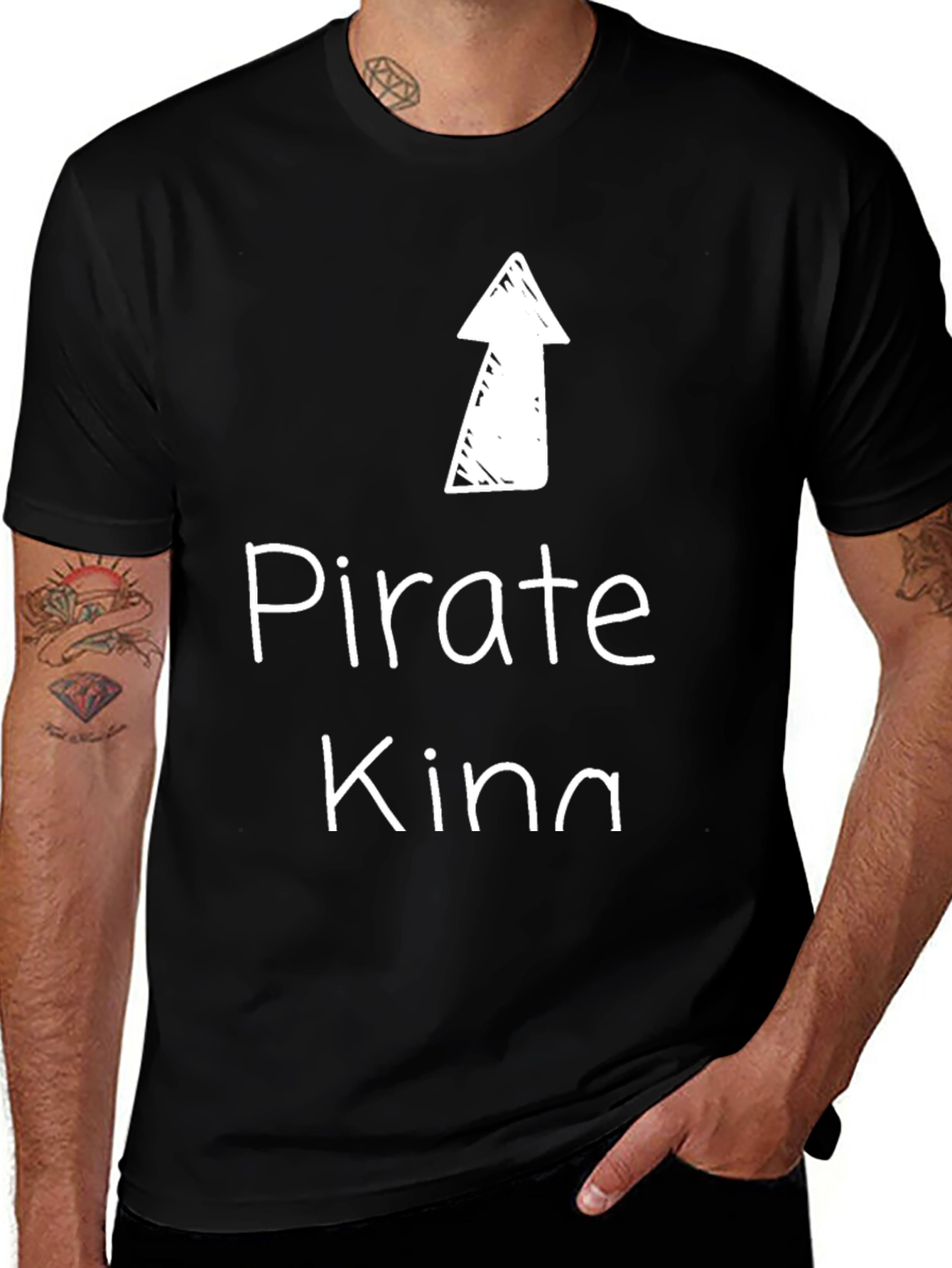 Pirate King Graphic Tee - Fun Novelty Shirt