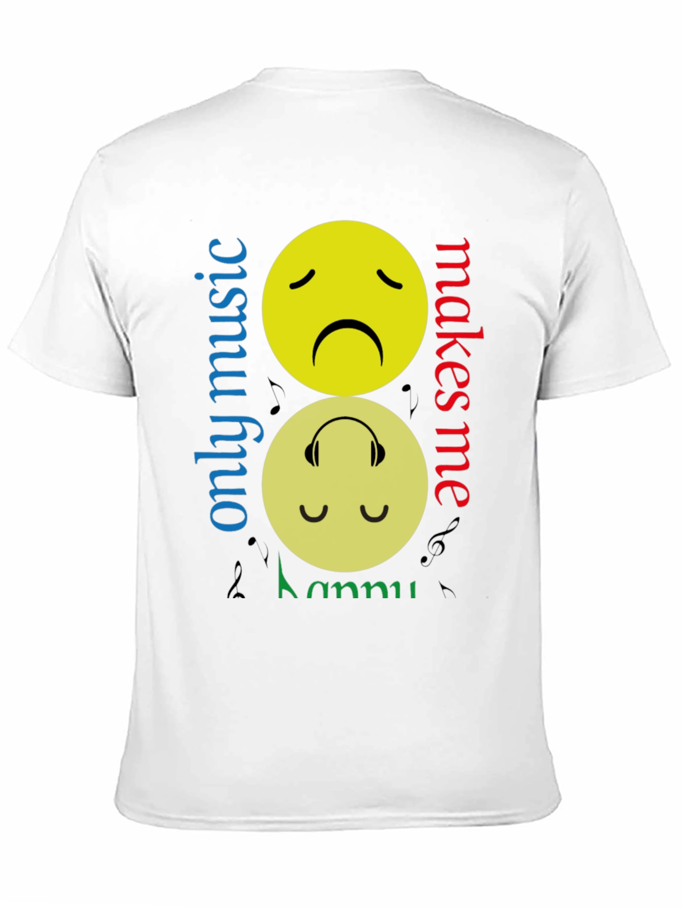Music Makes Me Happy Graphic Tee