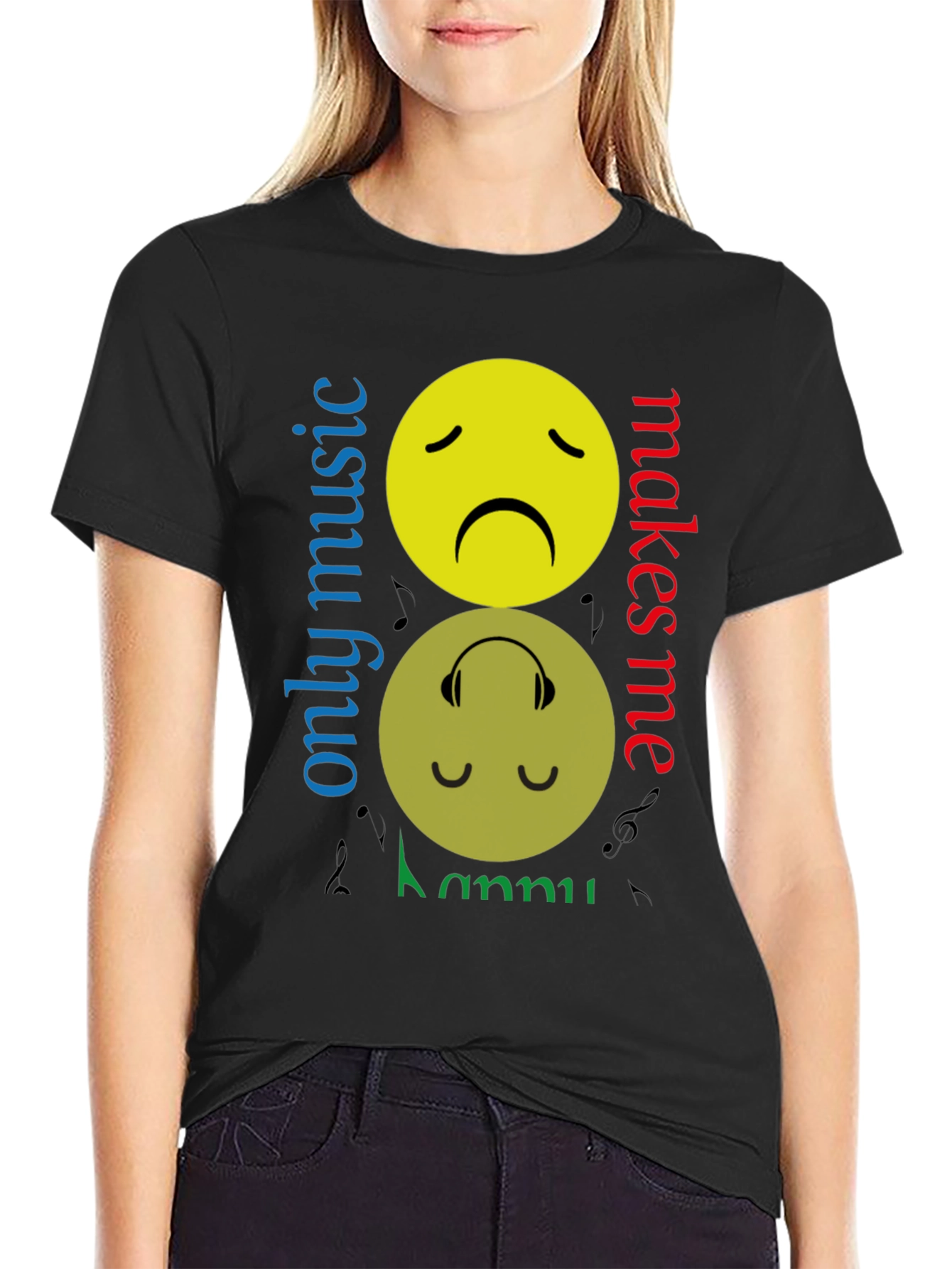 Music Makes Me Happy Graphic Tee